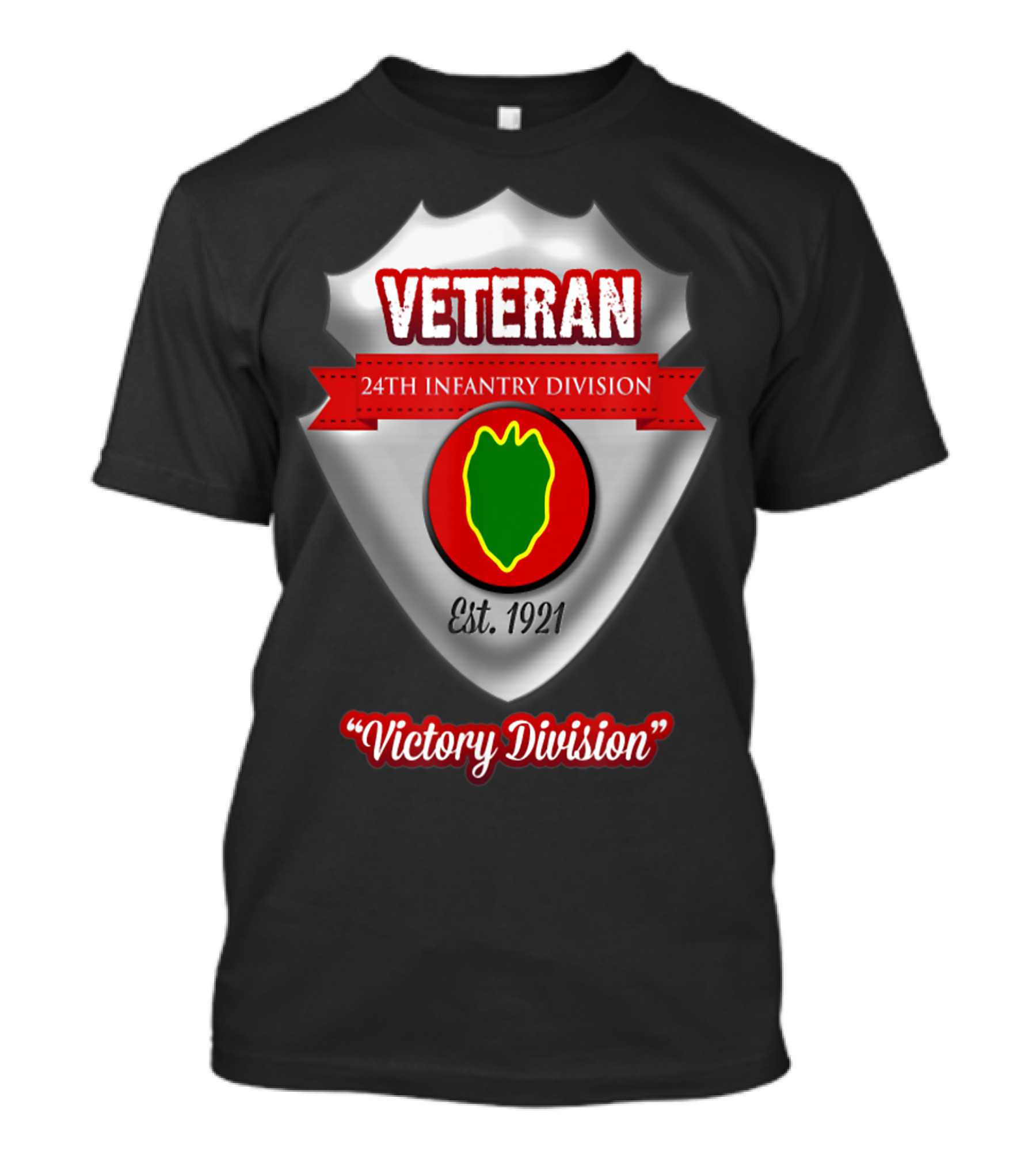 Veteran 24th Infantry Division Victory Division Est. 1921 T-Shirt