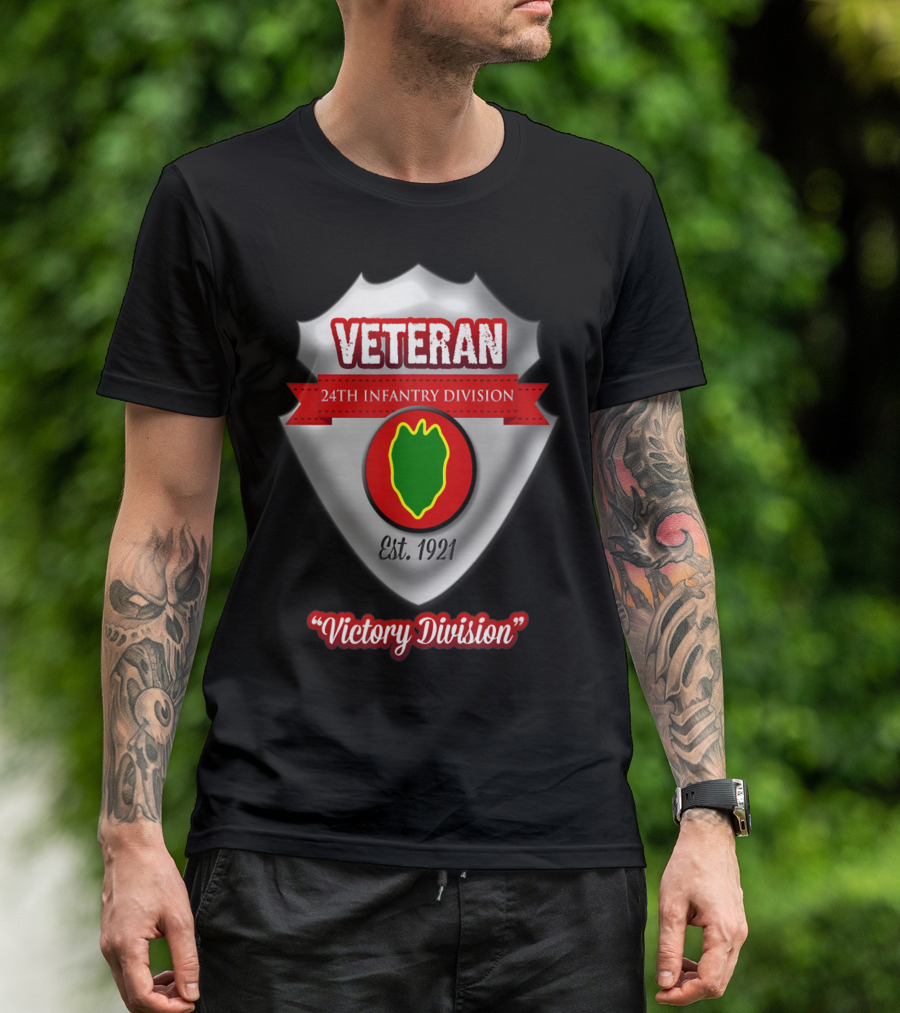 Veteran 24th Infantry Division Victory Division Est. 1921 T-Shirt