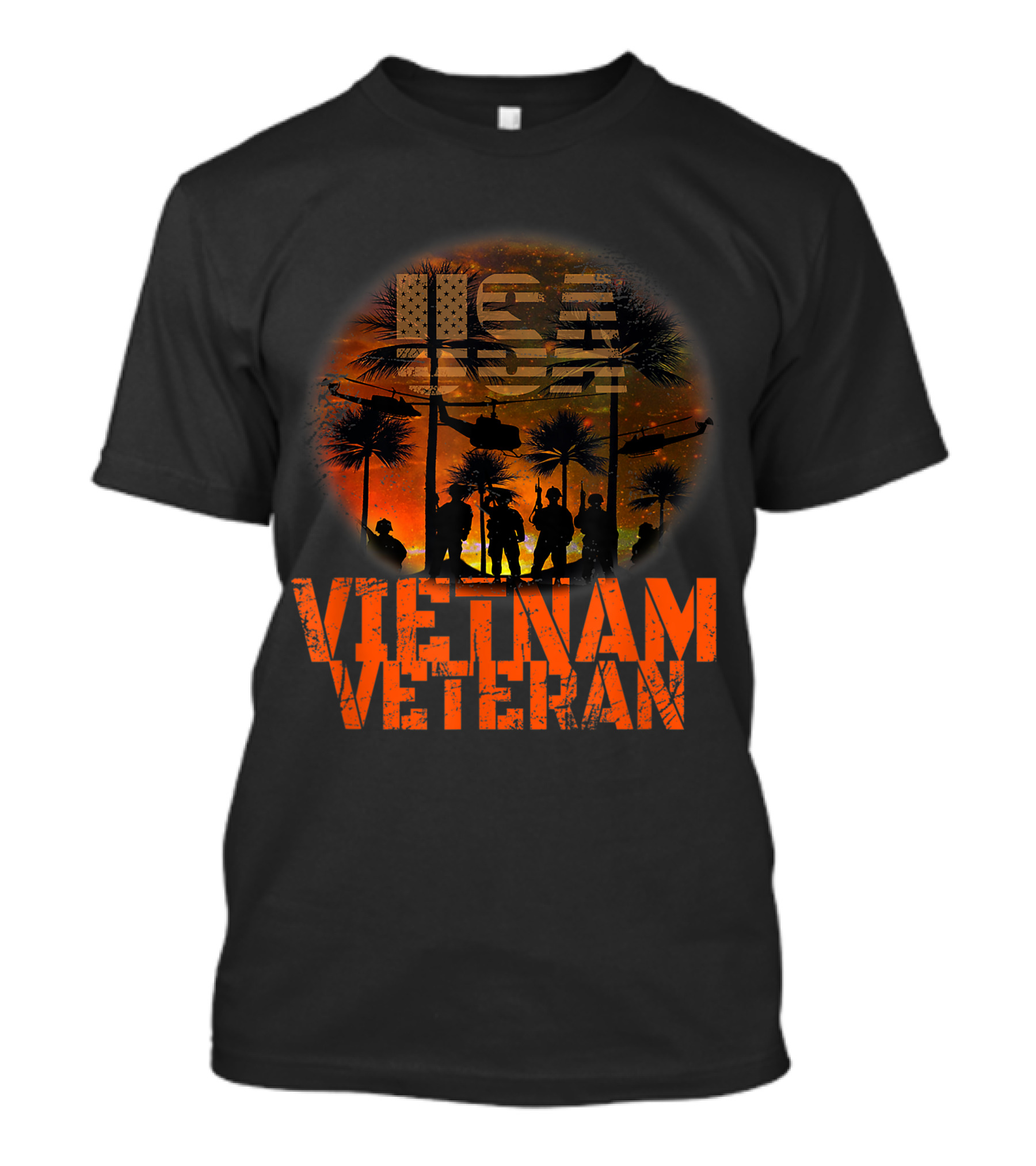 USA Vietnam Veteran Helicopter Soldiers T-Shirt