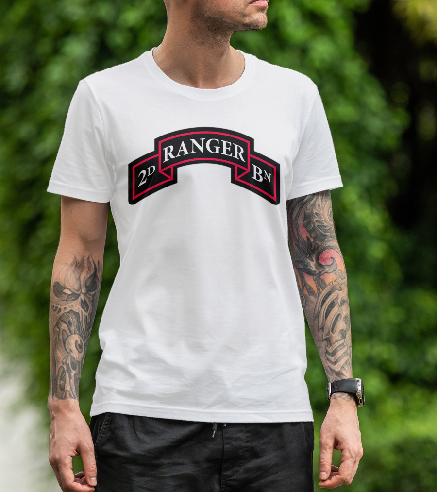 2nd Ranger Battalion 2D Ranger BN Lewis Mcchord Military Veteran T-Shirt