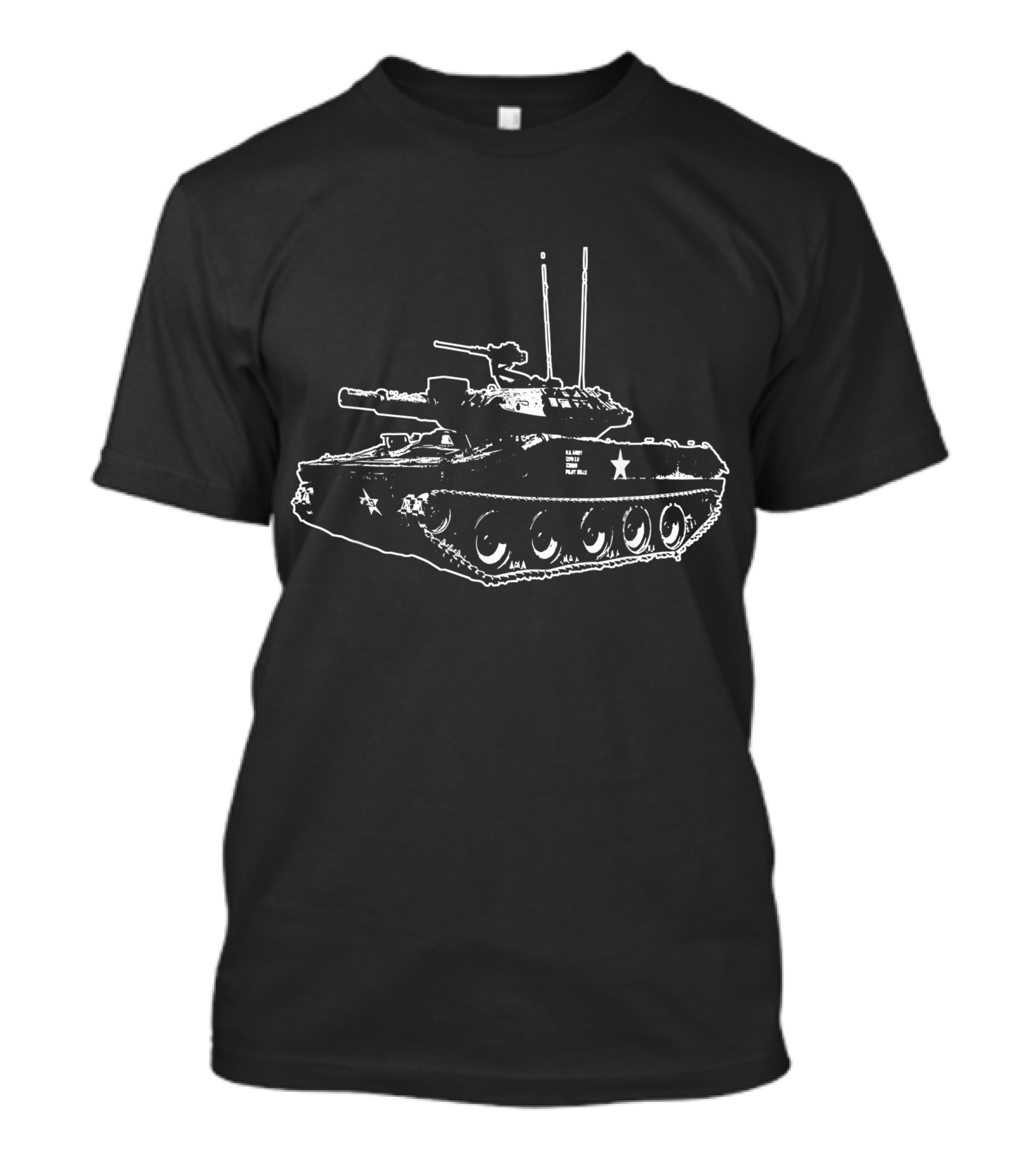 Battle Tank Camo Military Love Army Veteran Star Symbol Veteran Machine T-Shirt