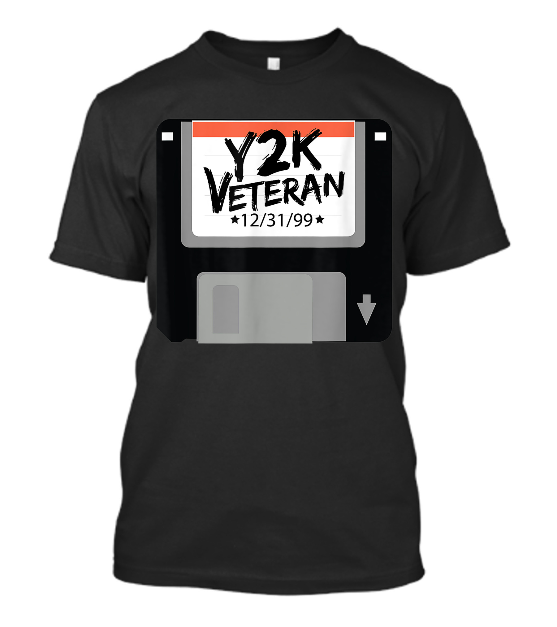 Y2K Veteran 12/31/99 Floppy Disk T-Shirt