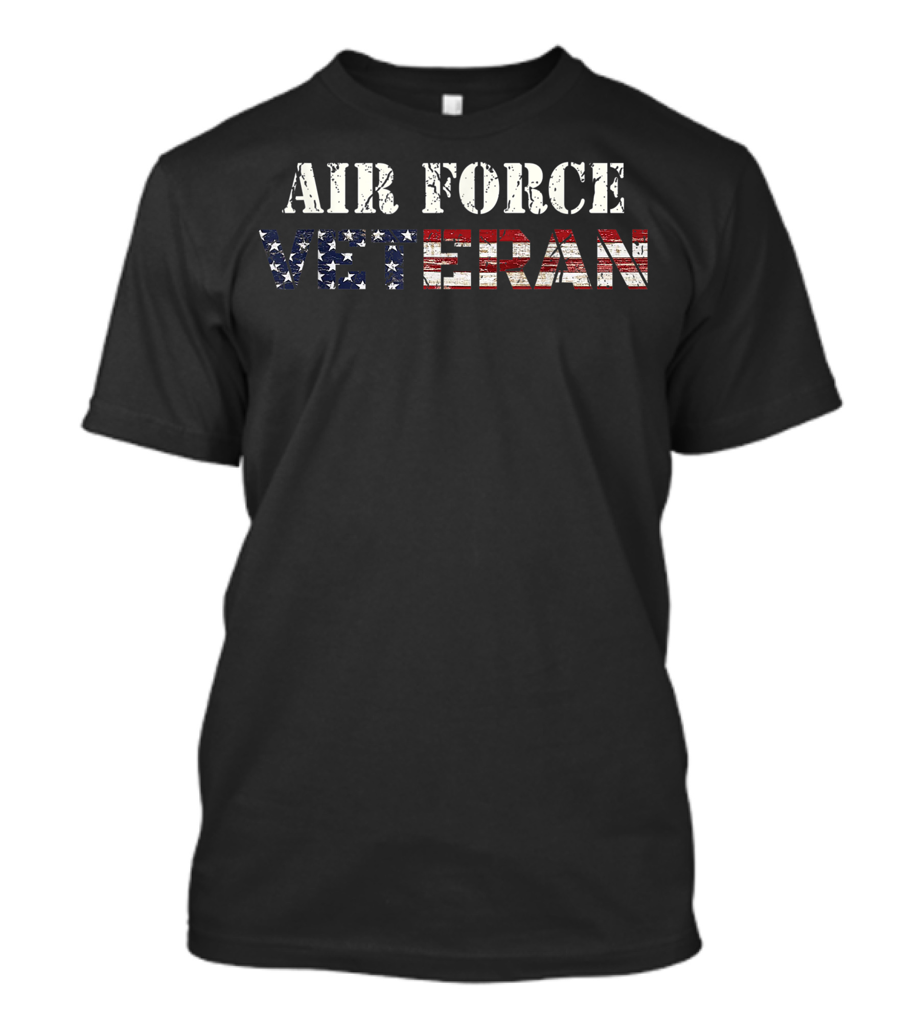 Air Force Veteran Stars And Stripes Veterans Day T-Shirt