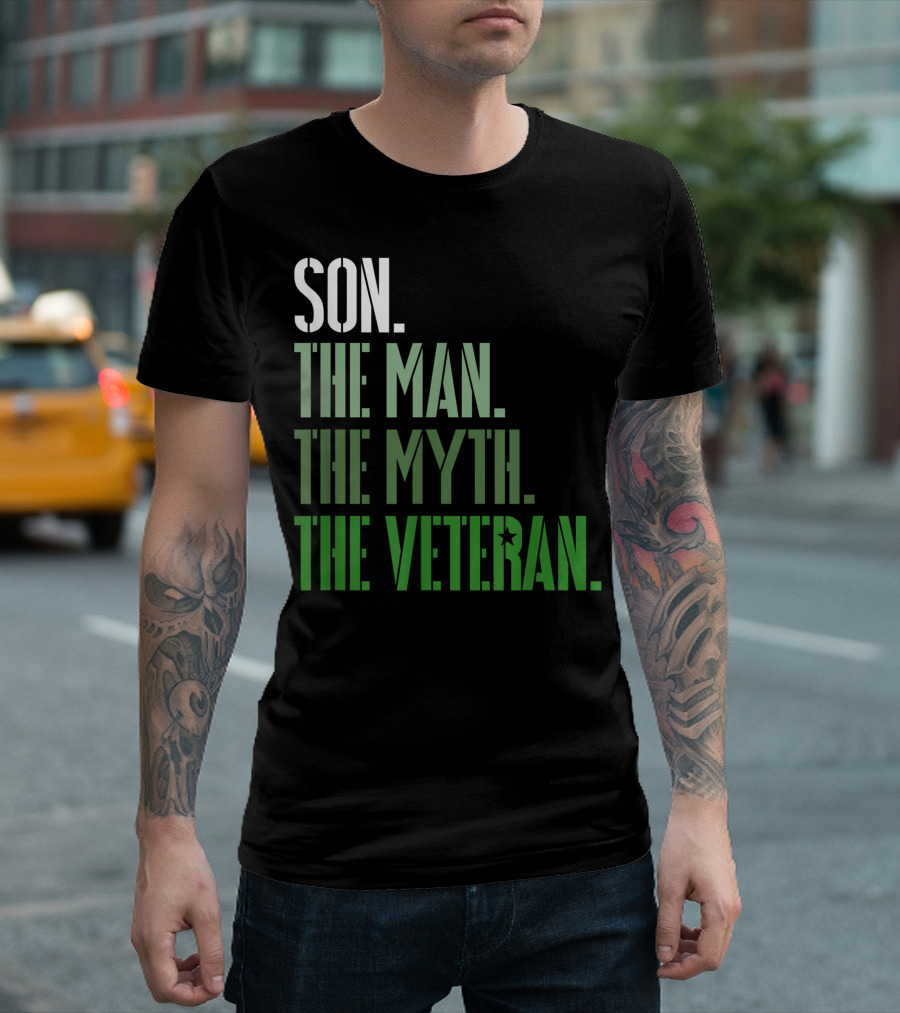 Son The Man The Myth The Veteran T-Shirt