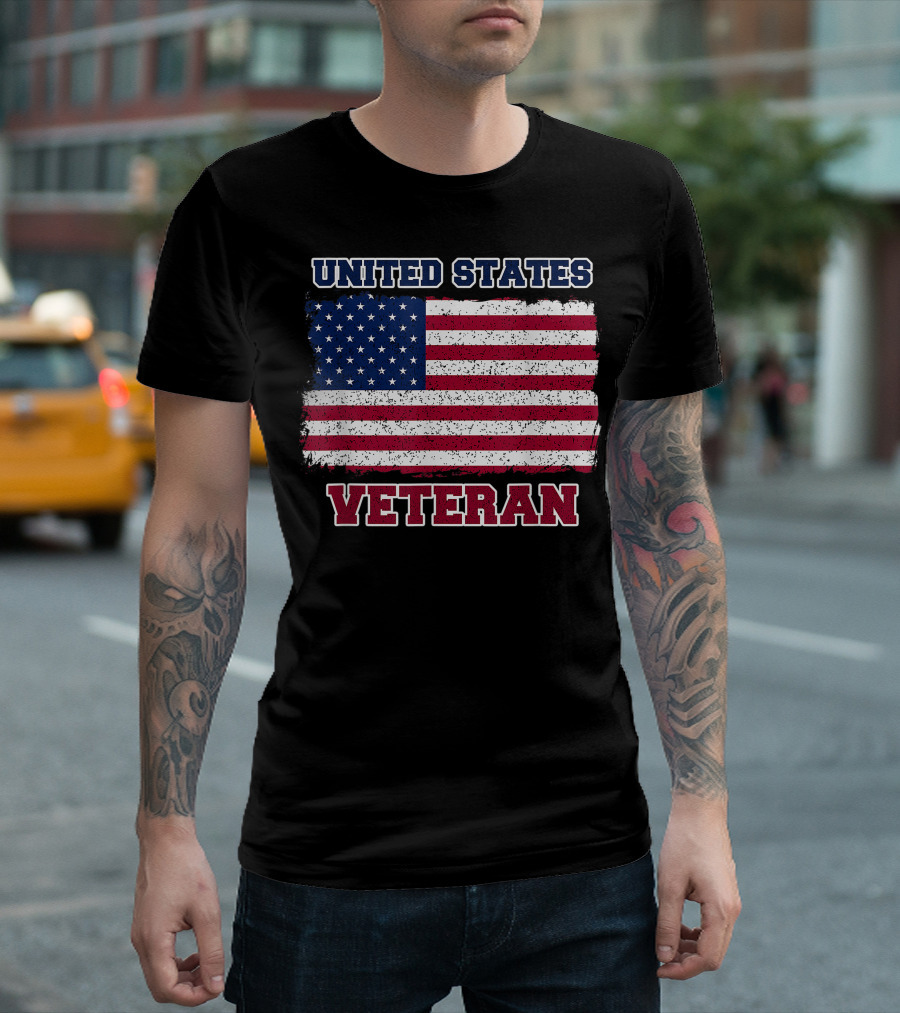 United States Flag Veteran T-Shirt