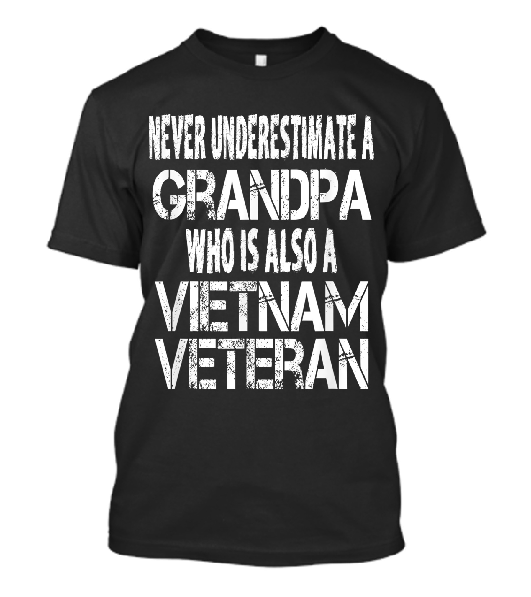 Never Underestimate A Vietnam Veteran Grandpa T-Shirt