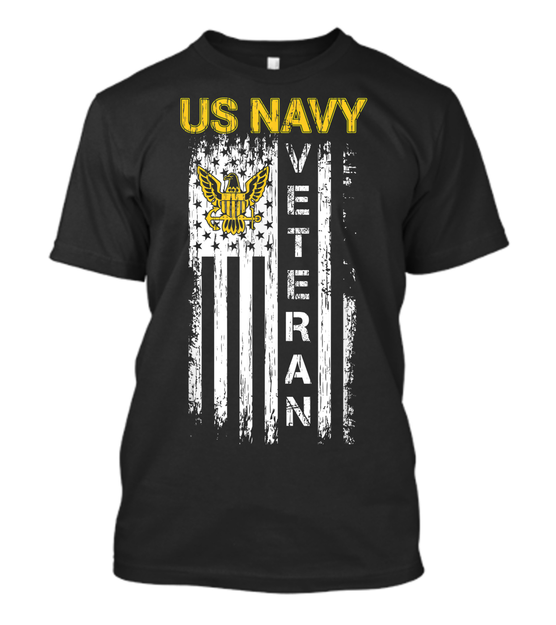 US Navy Veteran Flag Eagle T-Shirt
