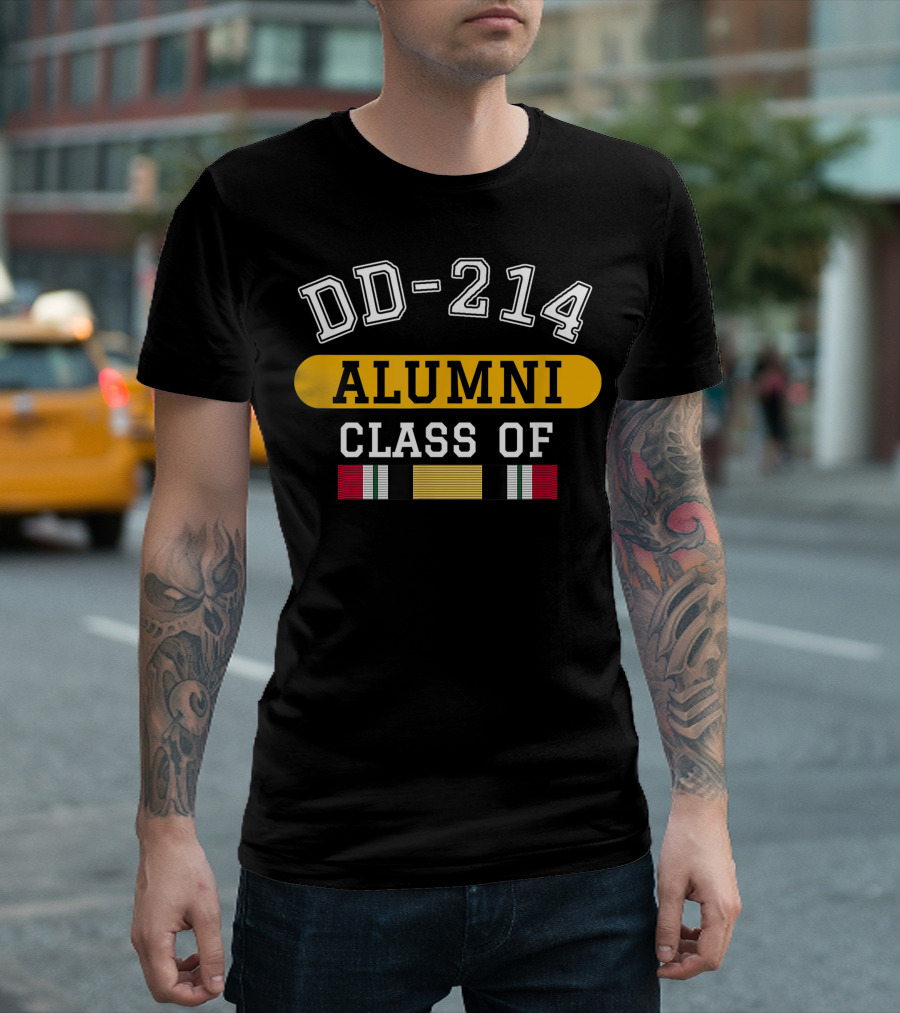 DD-214 Alumni Class Of Iraq War Veteran Pride T-Shirt