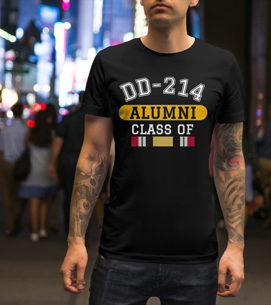 DD-214 Alumni Class Of Iraq War Veteran Pride T-Shirt