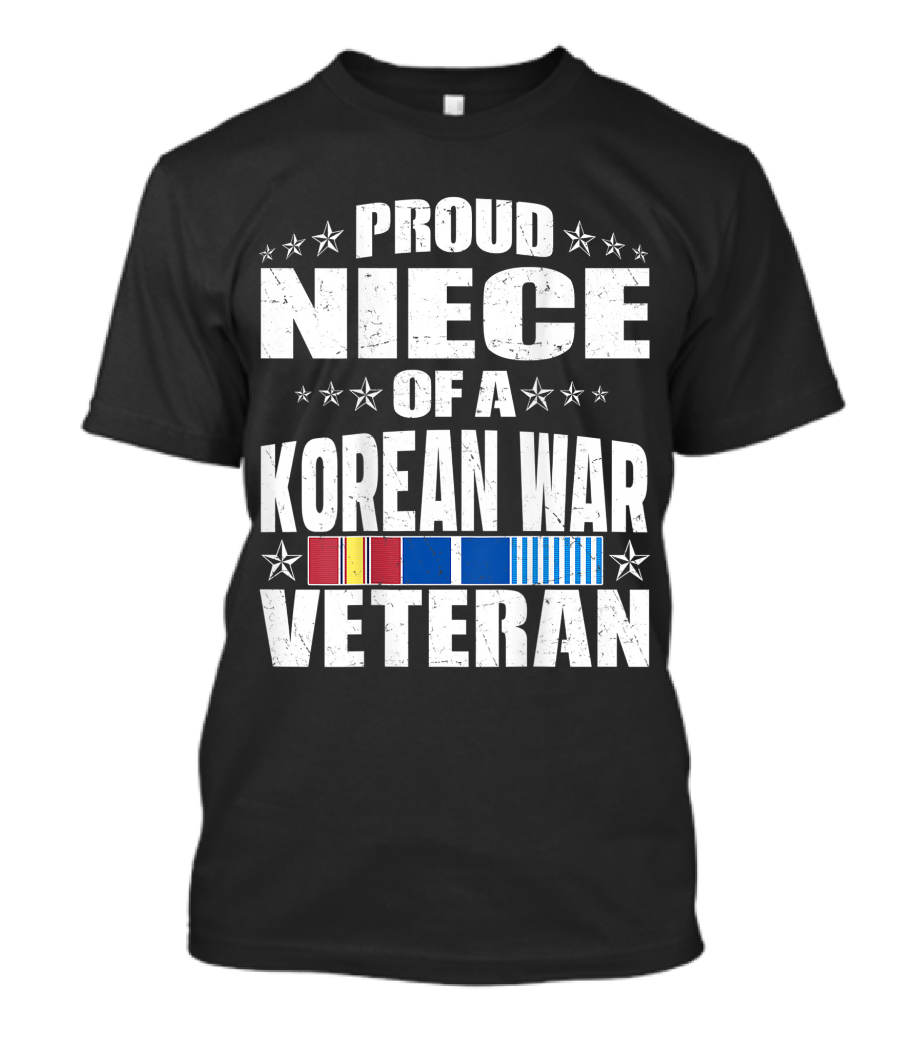 Proud Niece Of A Korean War Veteran Military Veterans Family T-Shirt