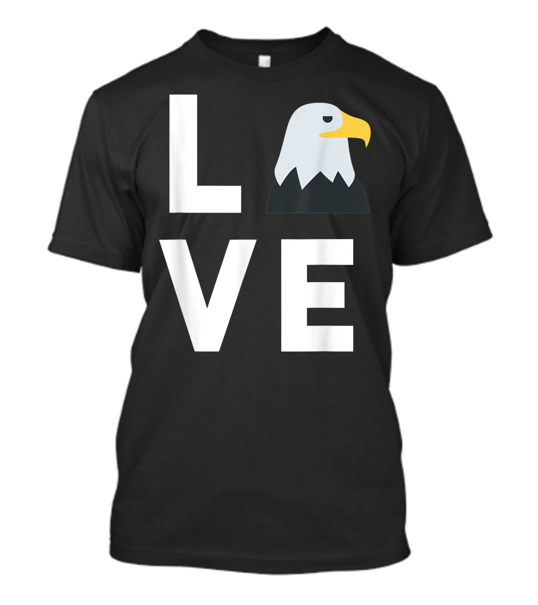 LOVE I Love Eagles Funny American Bald Eagle Lover T-Shirt