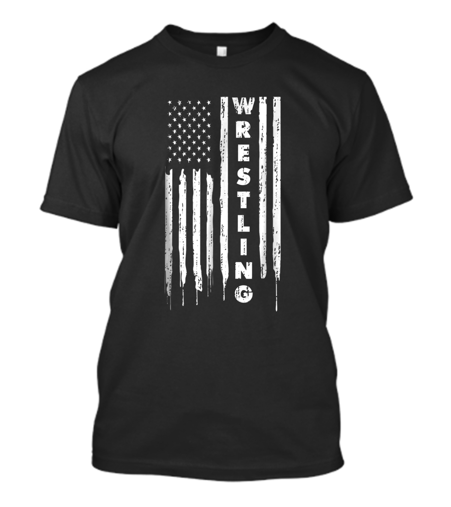 Vintage USA Flag Wrestling T-Shirt