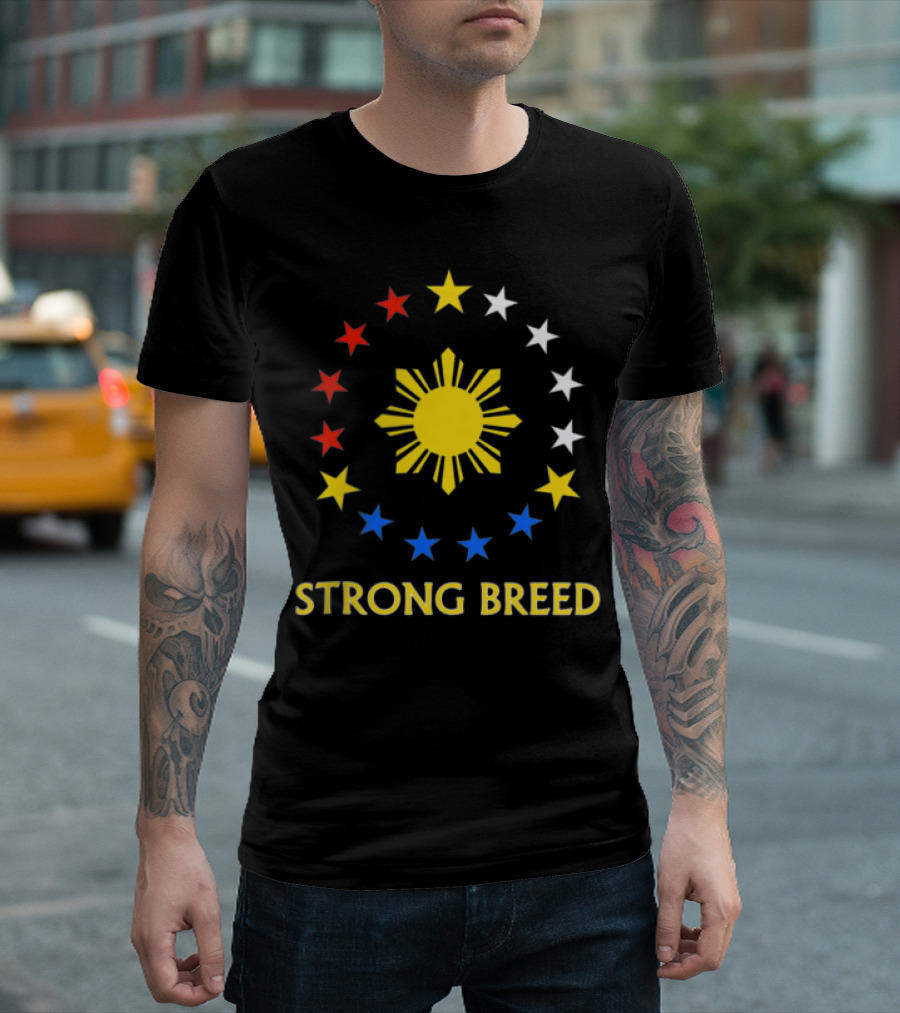 Strong Breed Filipino Sun and Stars Heritage T-Shirt