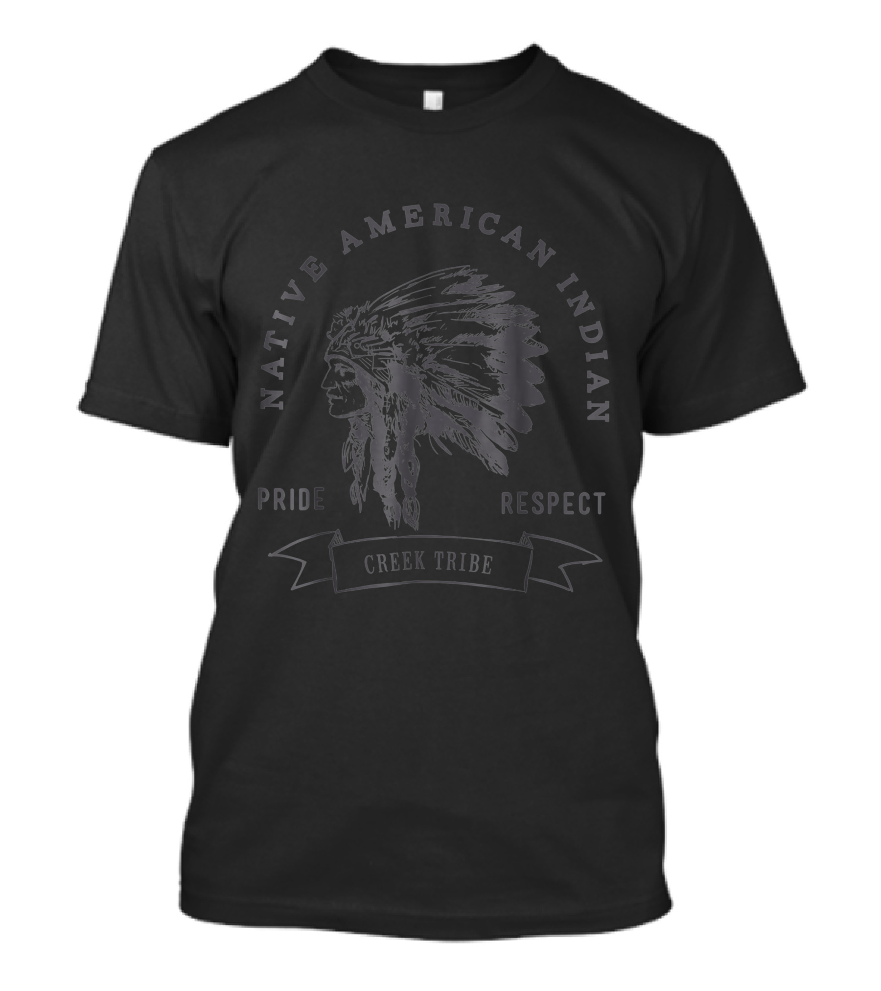 Native American Indian Creek Tribe Pride Respect T-Shirt