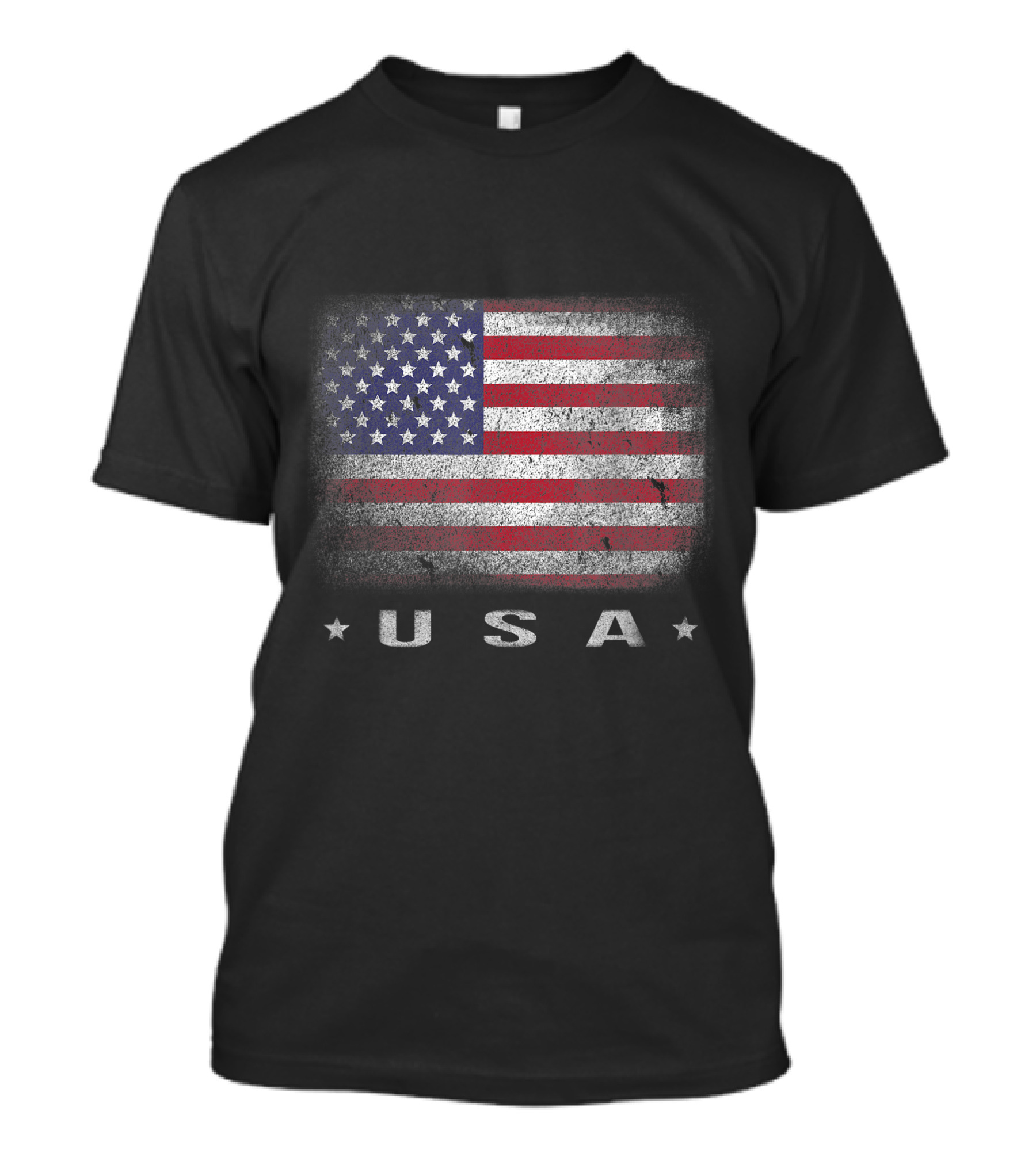 American Flag USA Red White Blue Patriot Pride 4th July T-Shirt