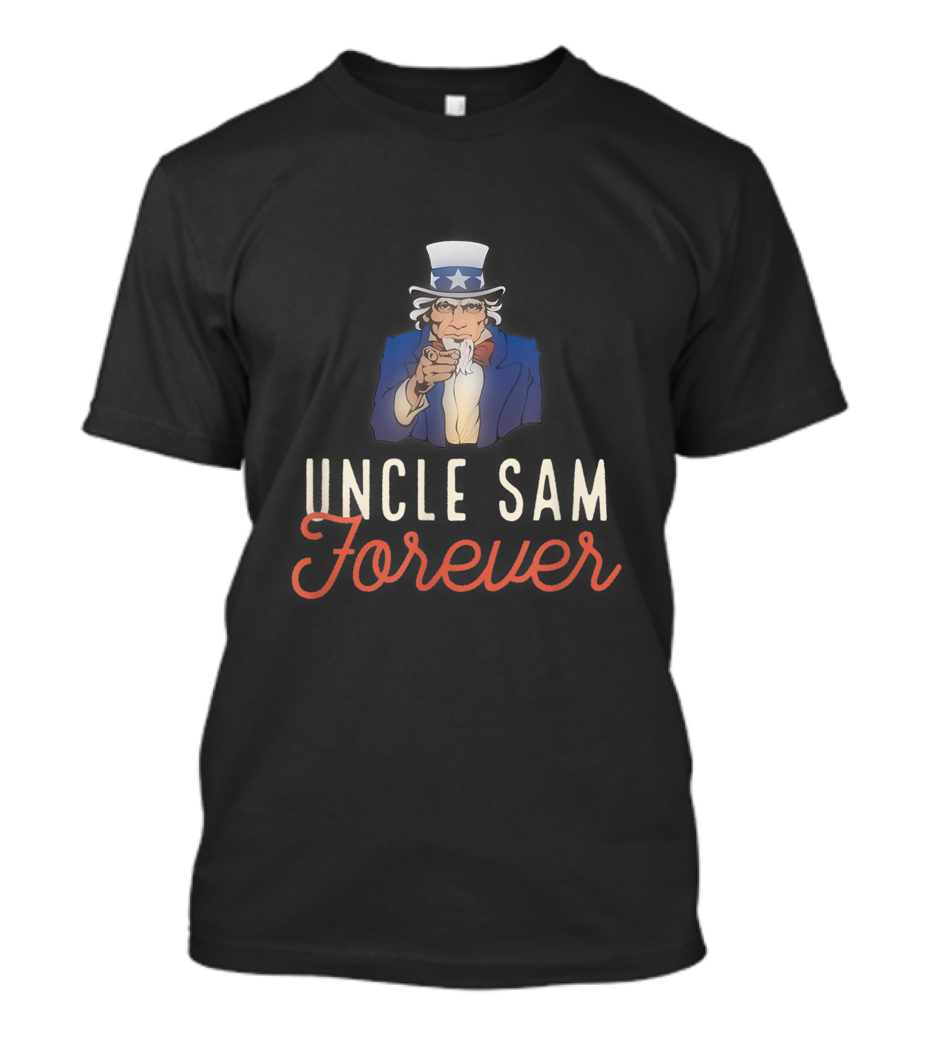 Uncle Sam Forever Vintage American Patriotic Iconic T-Shirt