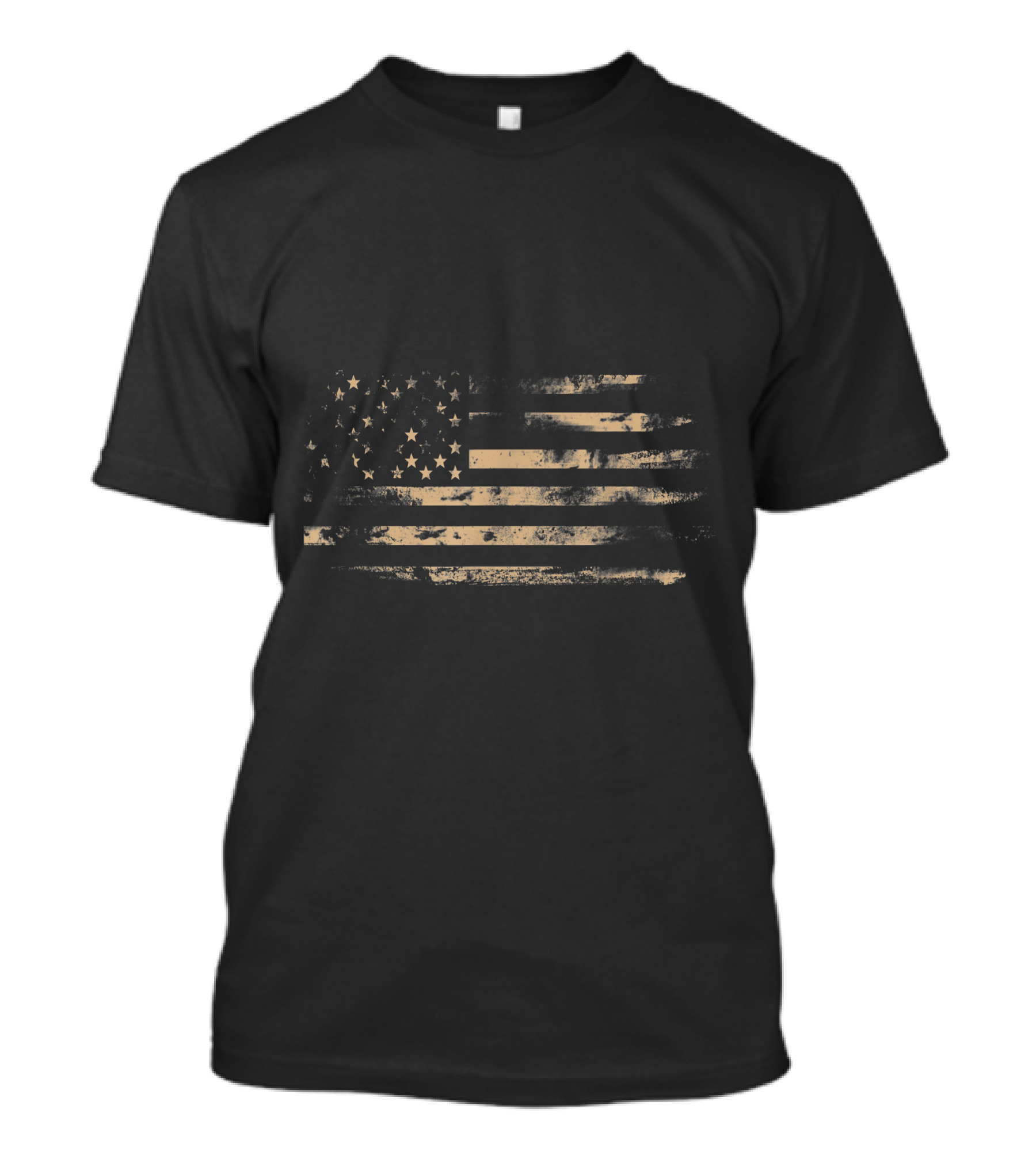 Distressed Vintage Patriotic American Flag USA T-Shirt