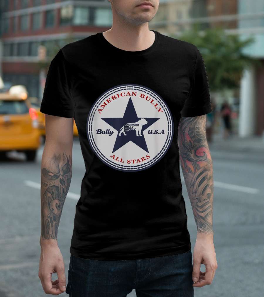 American Bully All Stars Bully USA Star T-Shirt