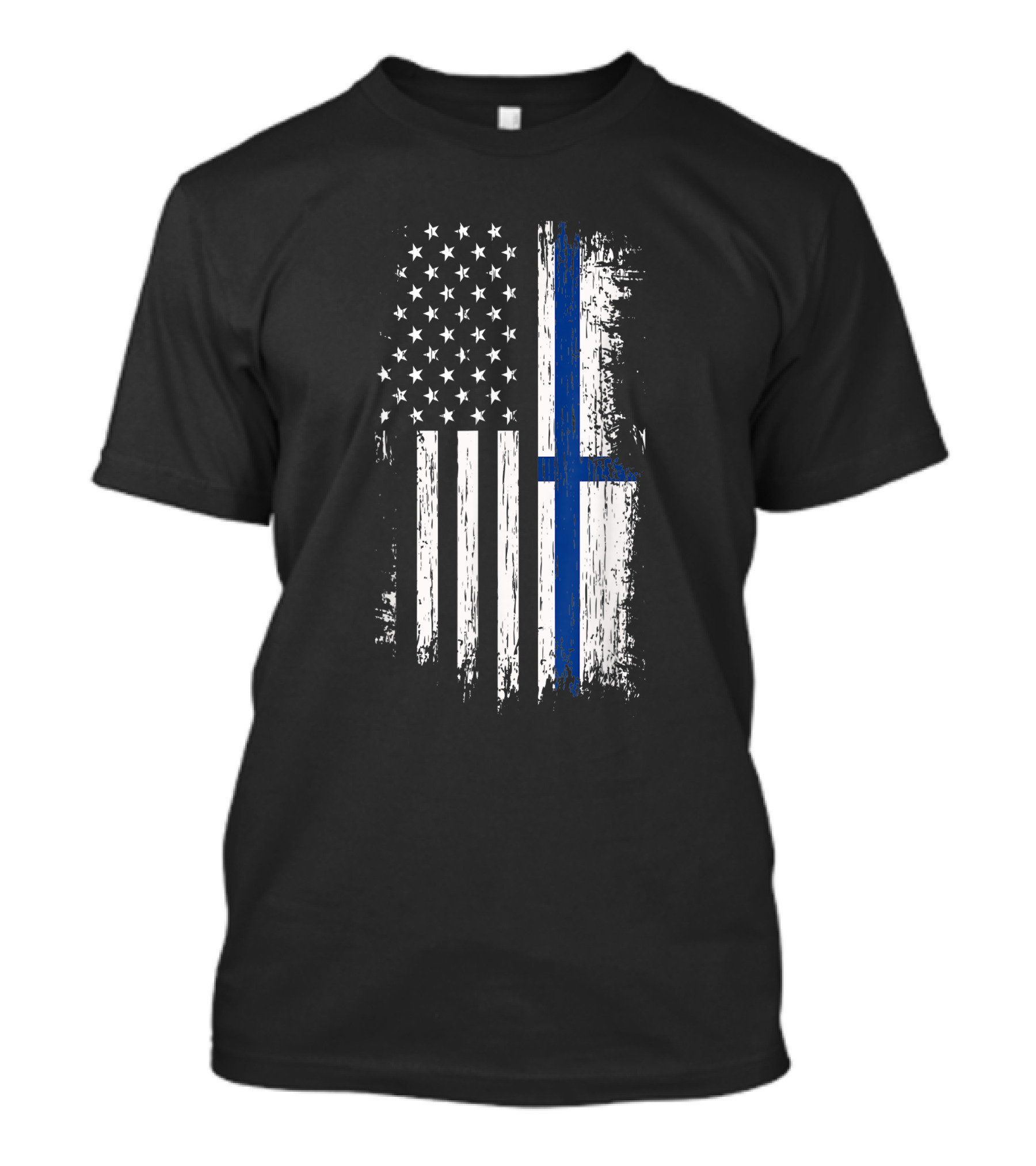 Finnish American Flag Dual Nationality Pride Finland USA T-Shirt