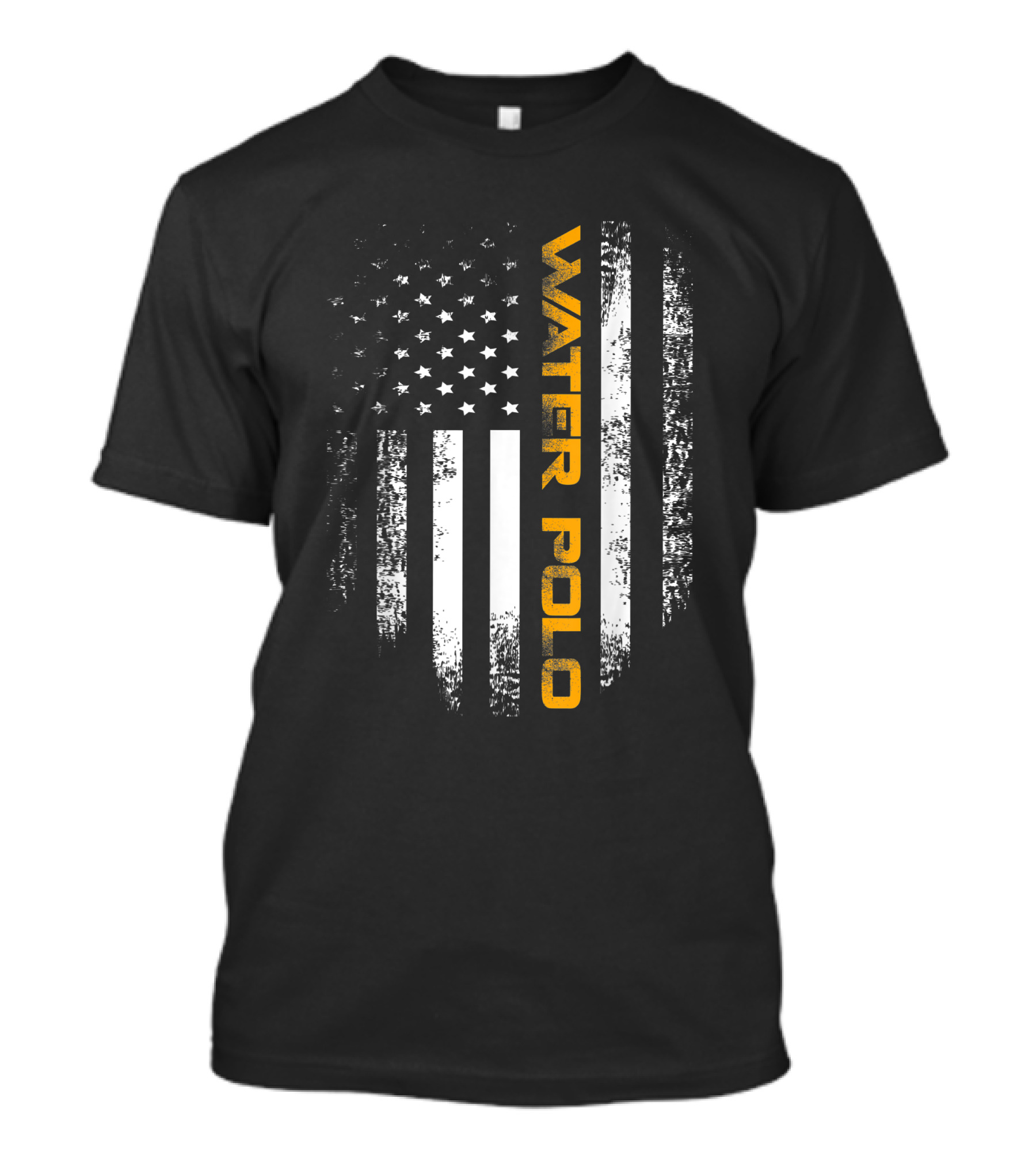 Vintage American USA Flag Water Polo T-Shirt
