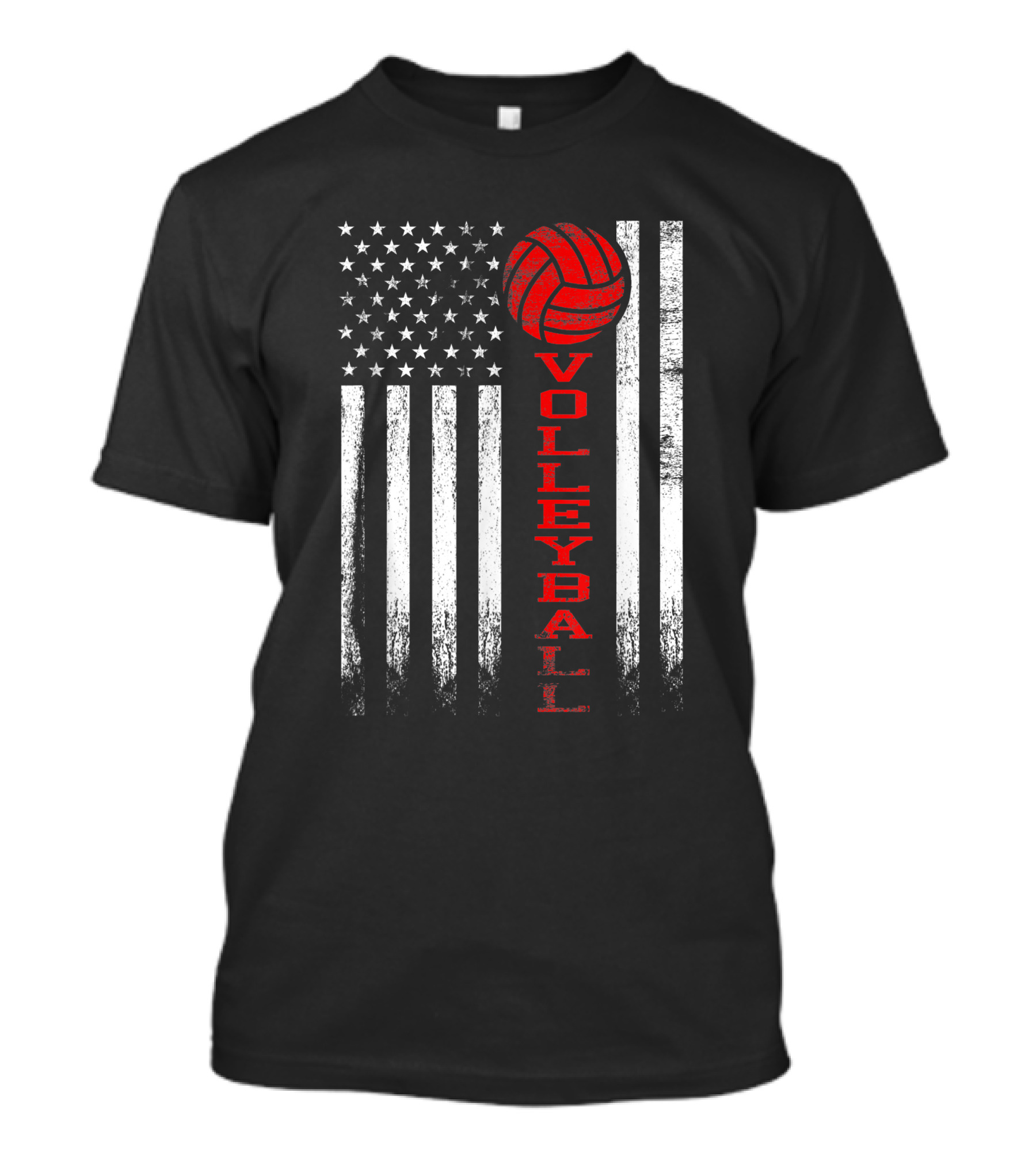 American Flag Volleyball T-Shirt