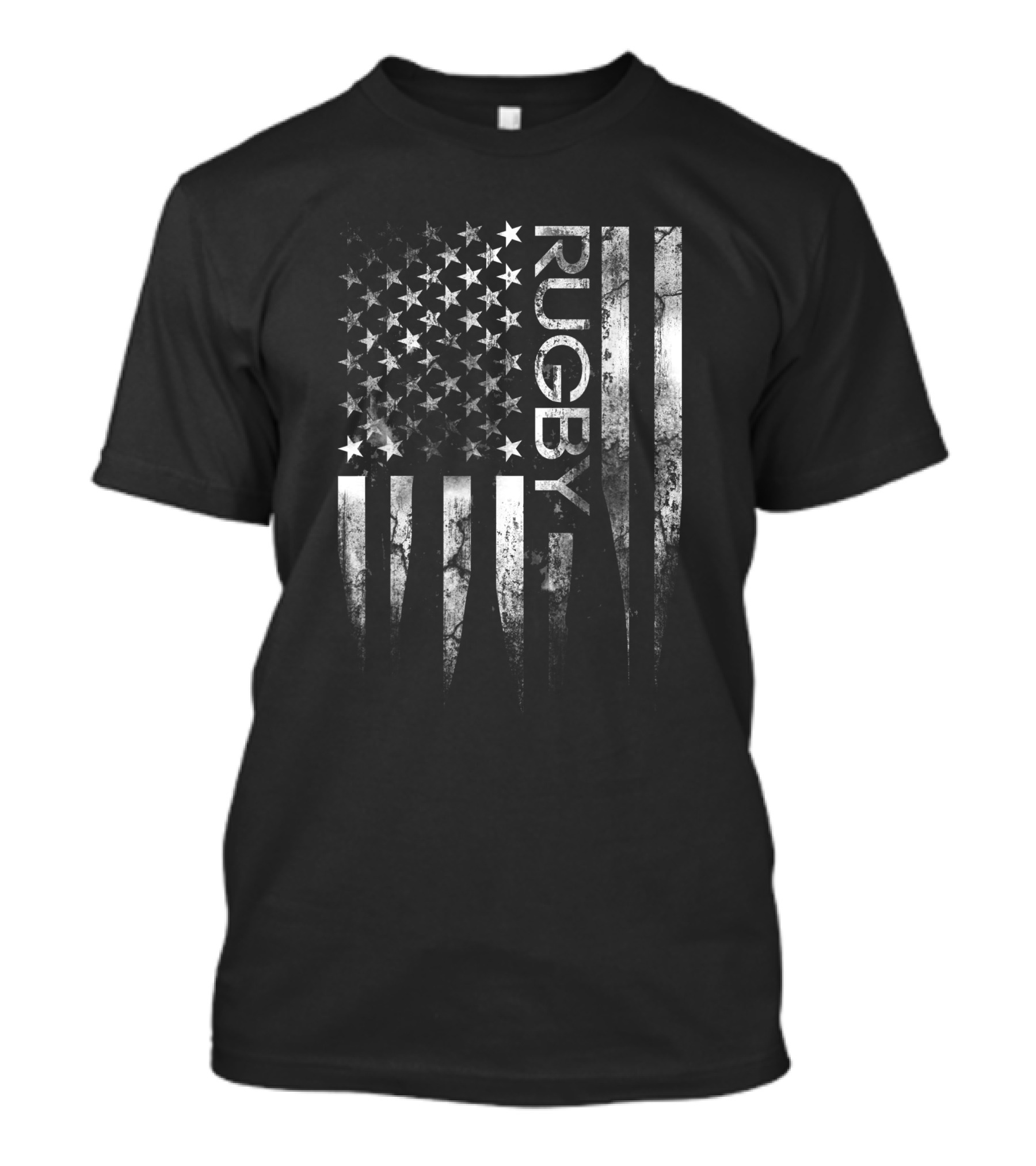 Rugby American Flag Vintage USA T-Shirt