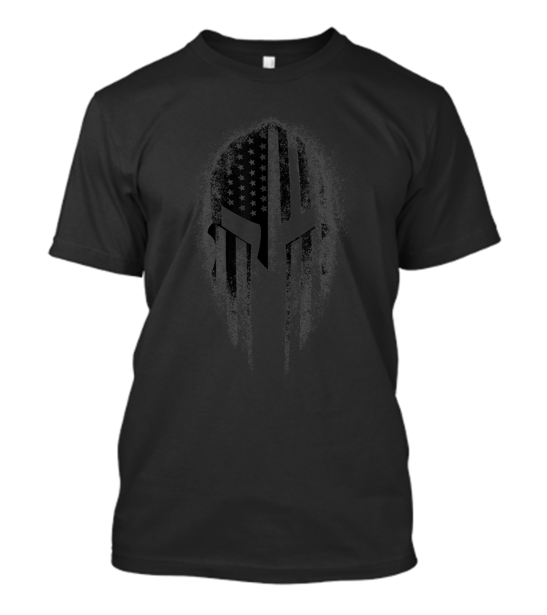 Mens Epic USA American Spartan Molon Labe Flag Helmet T-Shirt