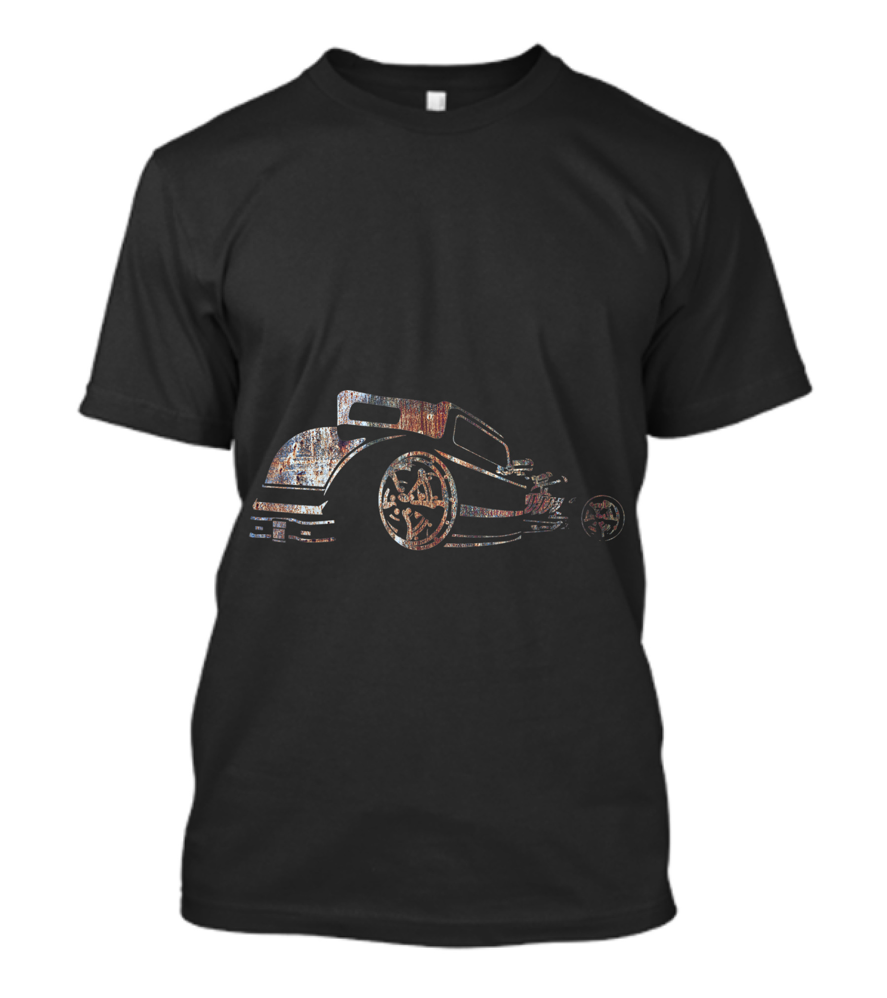 American Rat Hot Rod Muscle Car Lover Dad T-Shirt