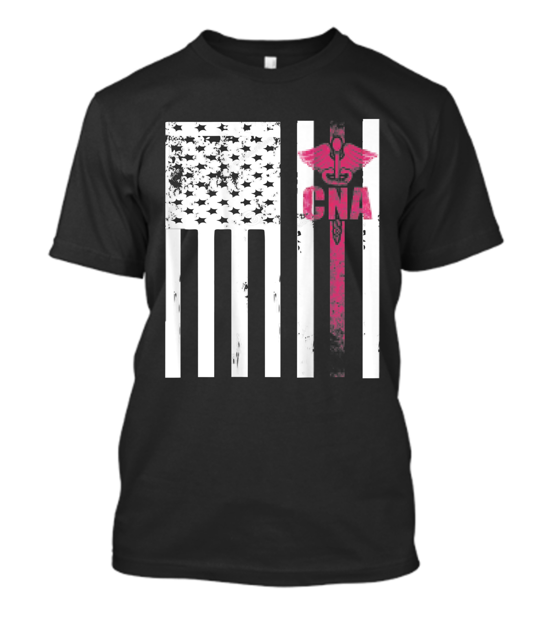 American CNA Flag With Medical Symbol Patriotic CNA T-Shirt