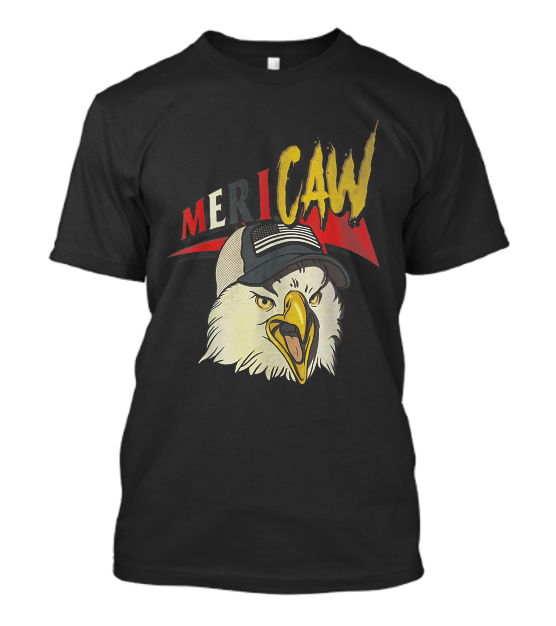 Mericaw American Flag Eagle 4th Of July T-Shirt