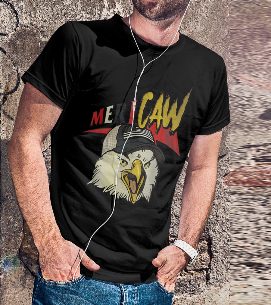 Mericaw American Flag Eagle 4th Of July T-Shirt