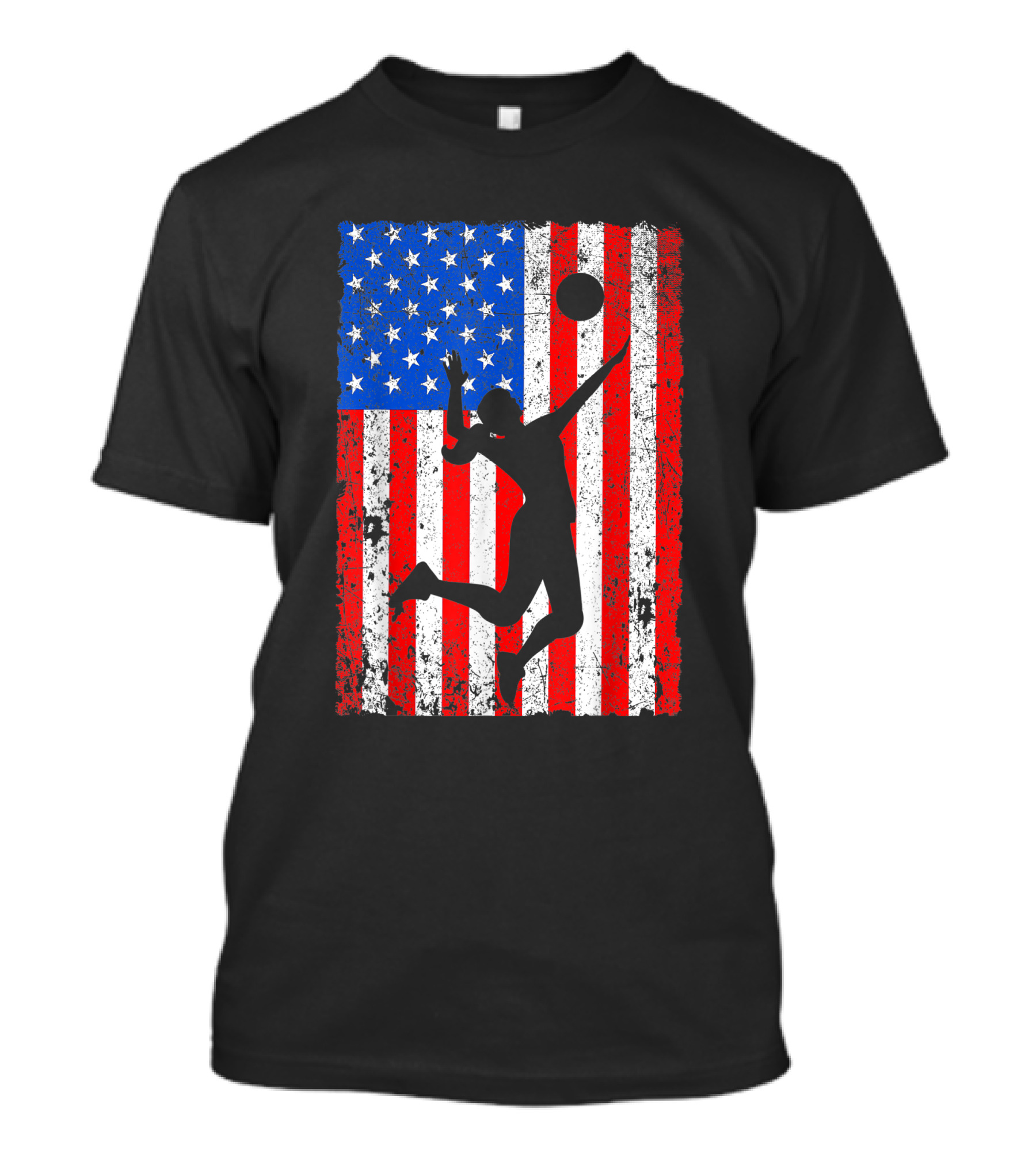 Soccer American Flag Merica Patriotic 4th July T-Shirt