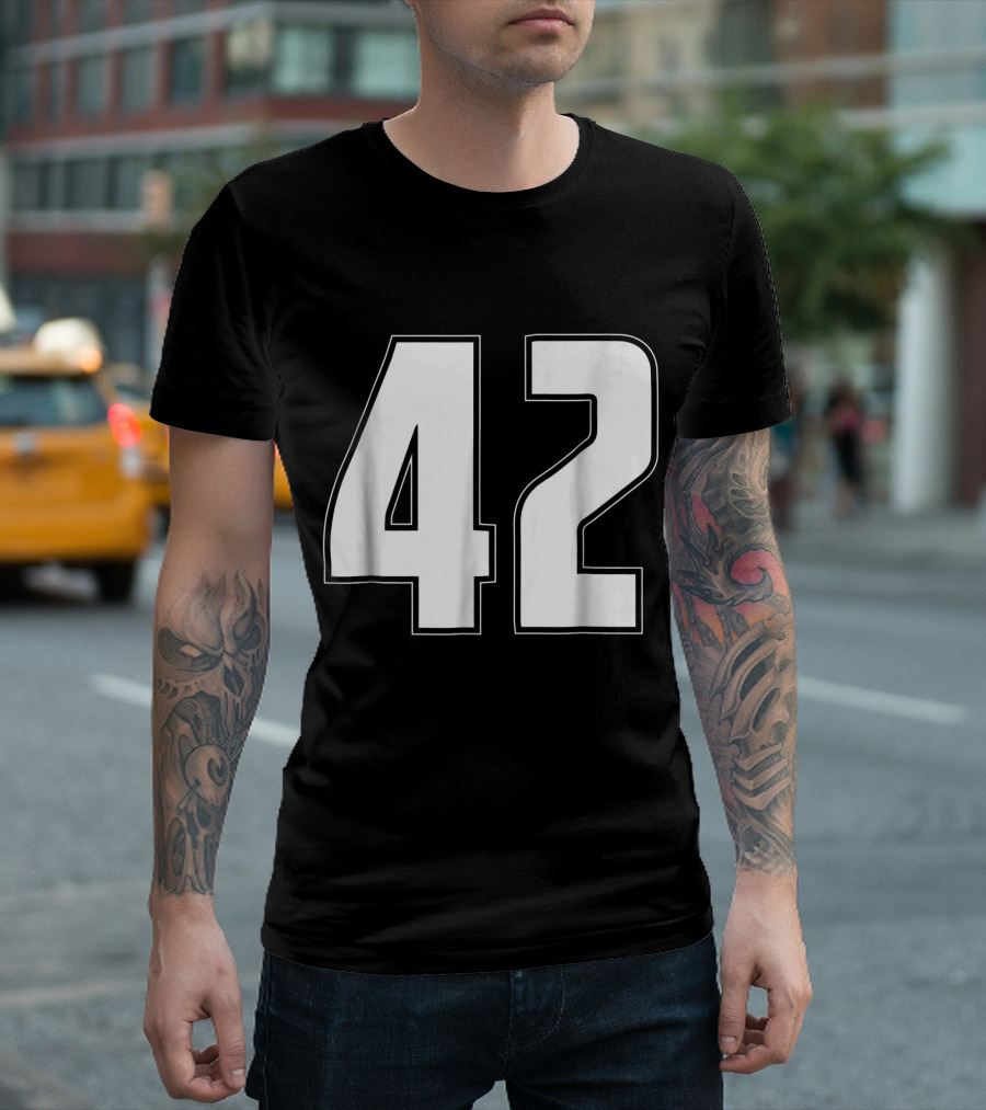 Halloween Group Costume Jersey Number 42 Sports T-Shirt