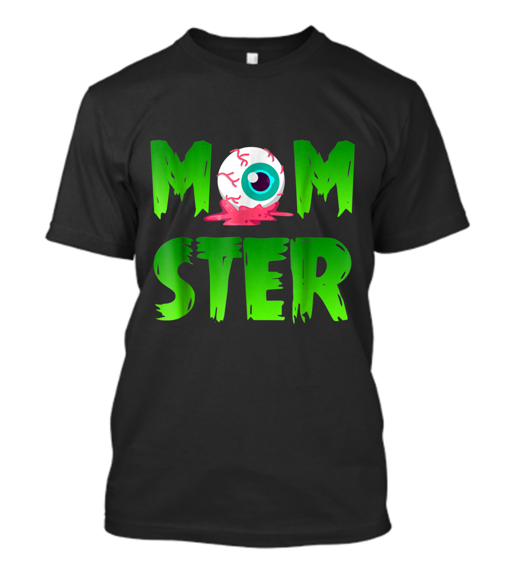 Momster Eyeball Themed Halloween Monstrosity T-Shirt