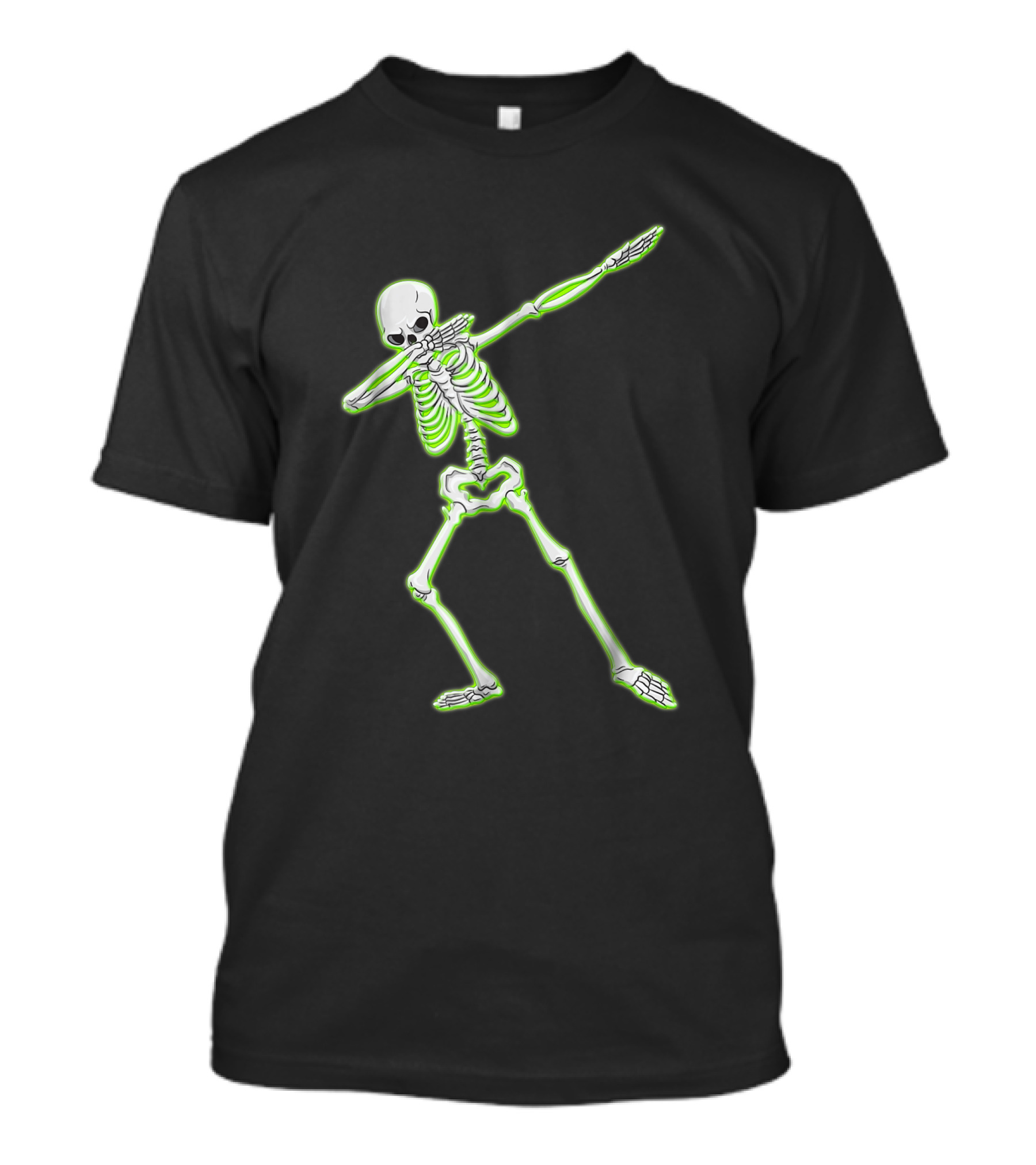 Halloween Dabbing Skeleton Skull Dab T-Shirt