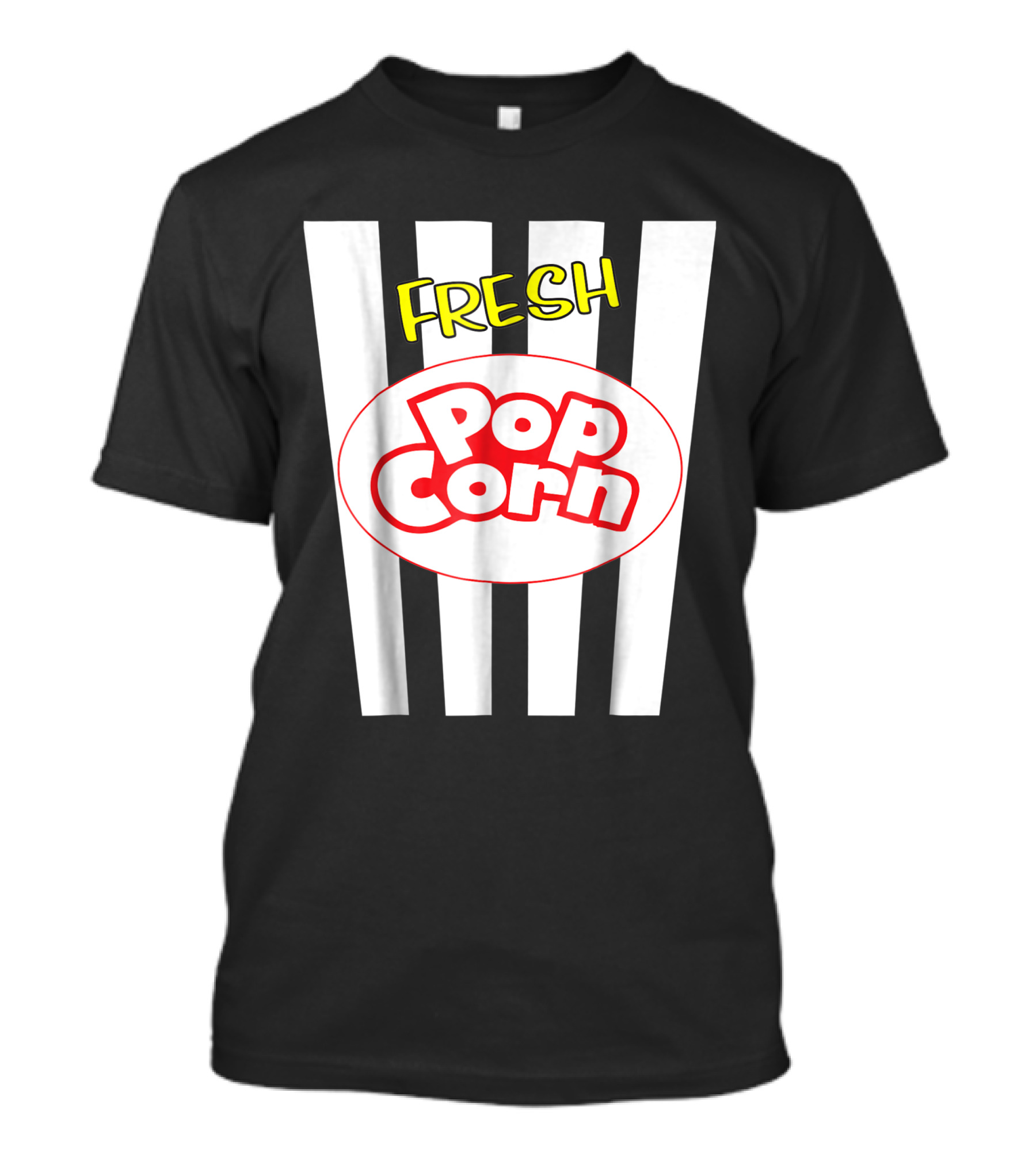 Fresh Pop Corn Bucket Stripes T-Shirt