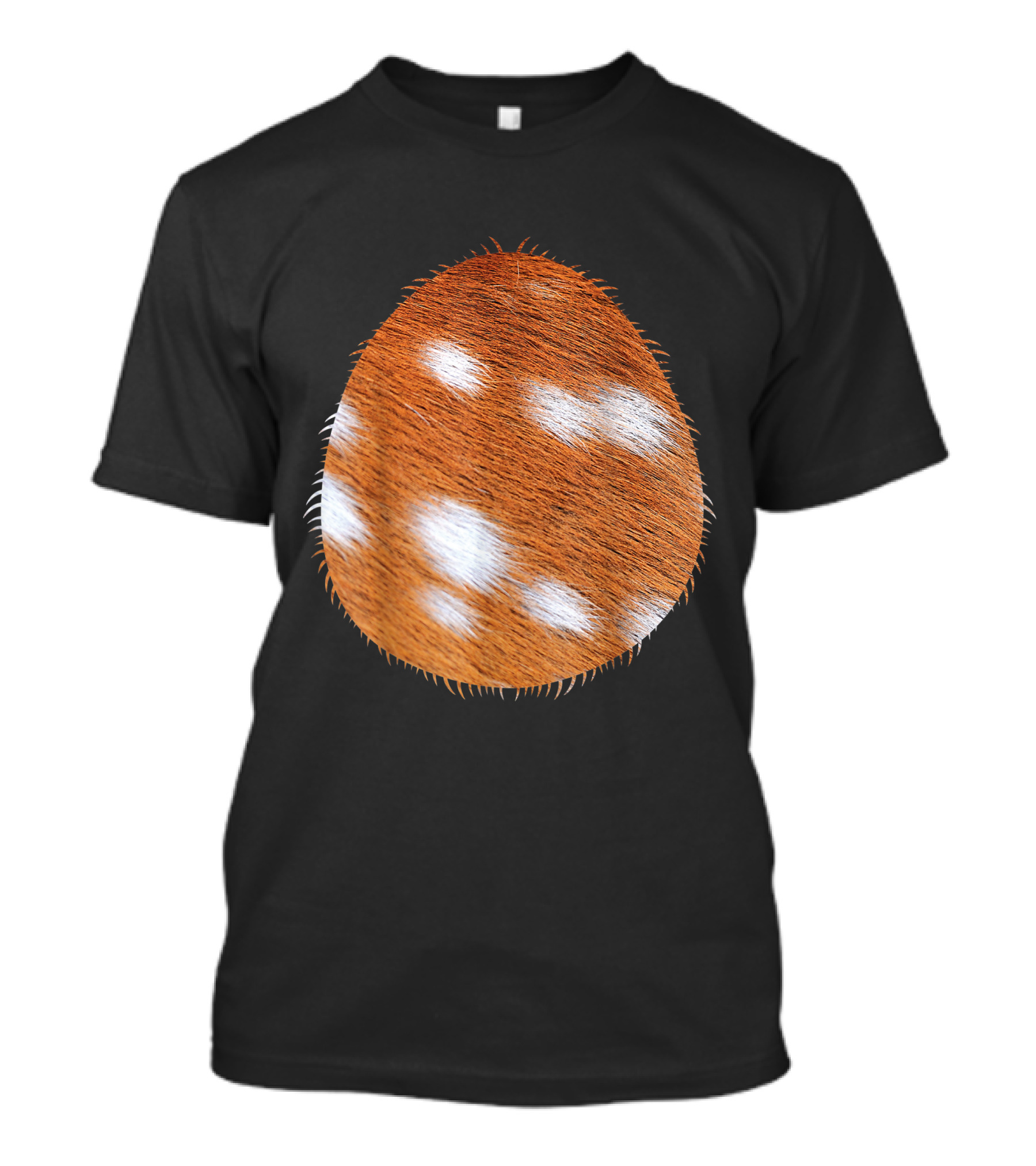 Halloween Deer Costume Brown Spotted Belly T-Shirt