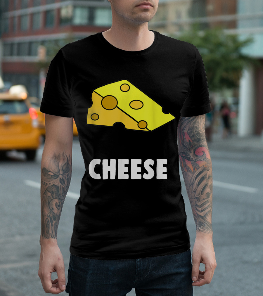 Couple Matching Halloween Cheese Lover Costumes T-Shirt