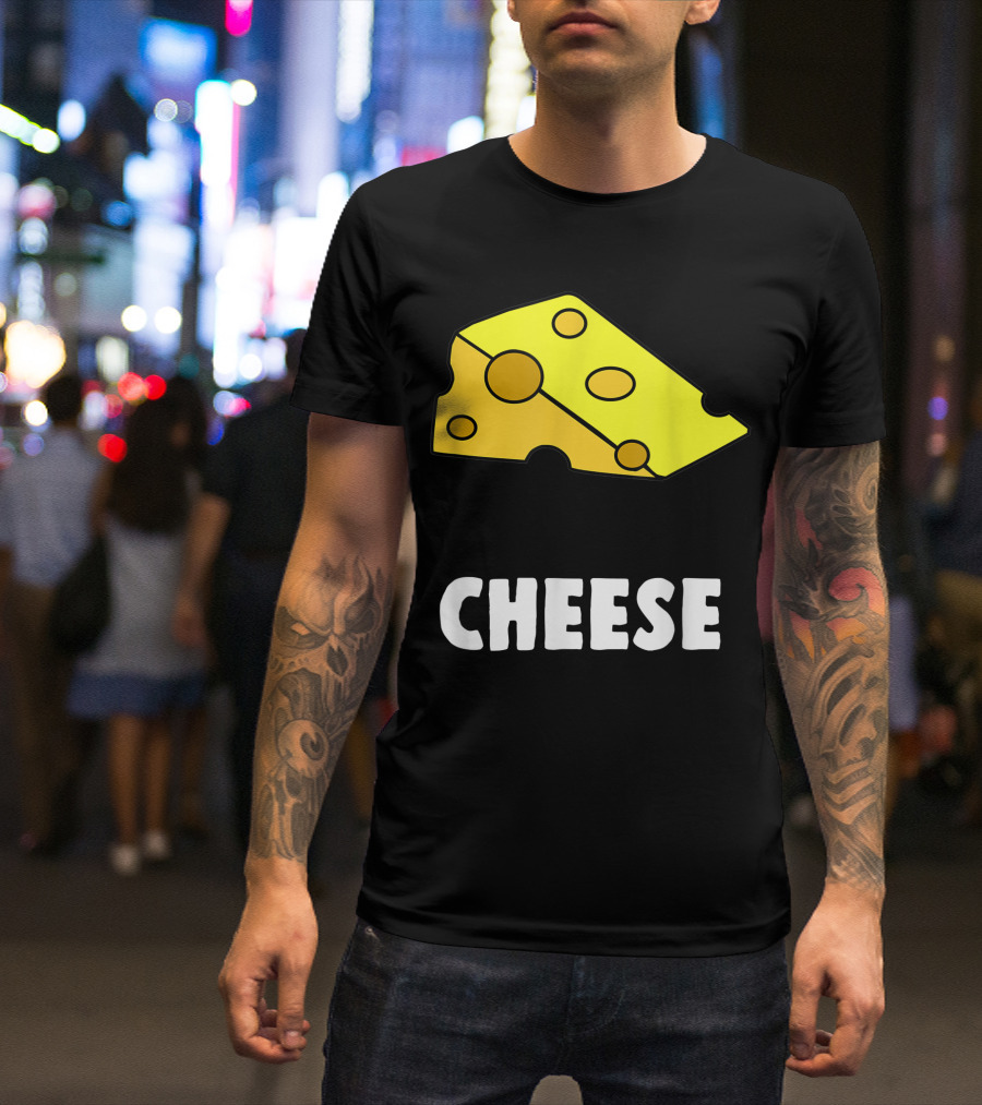 Couple Matching Halloween Cheese Lover Costumes T-Shirt