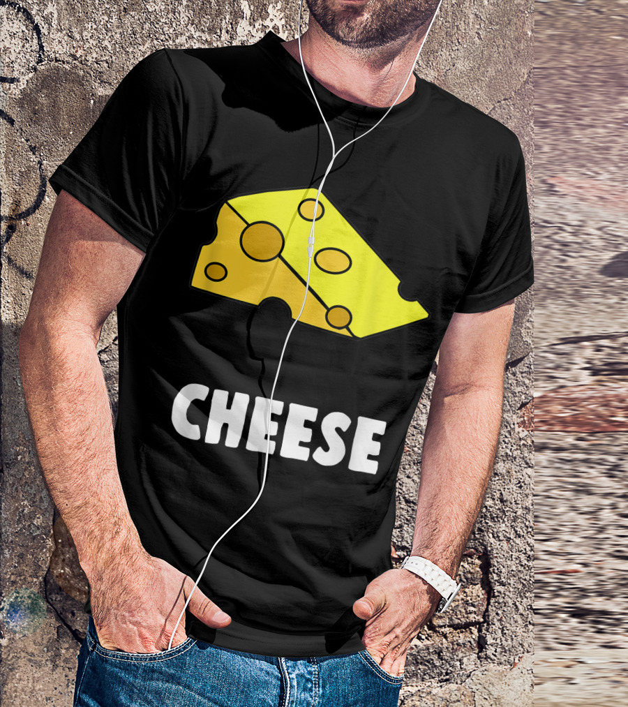 Couple Matching Halloween Cheese Lover Costumes T-Shirt