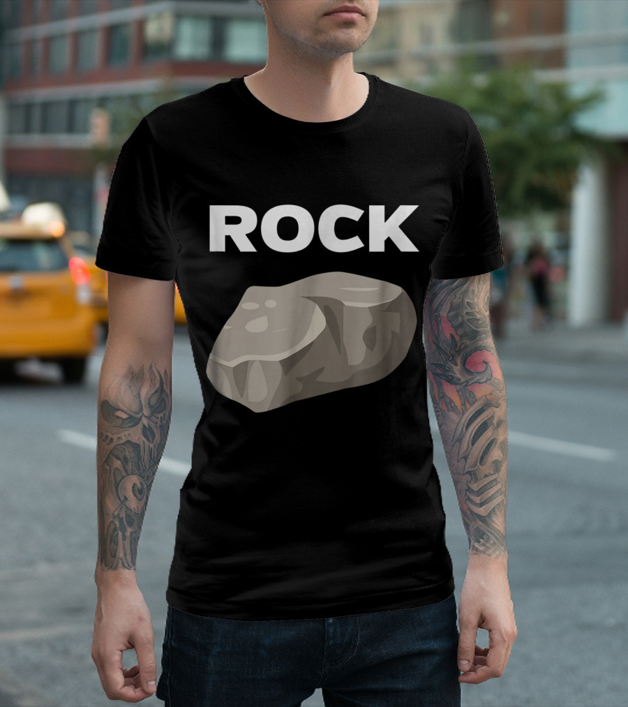 Rock Paper Scissors Halloween Costume Group Rock T-Shirt