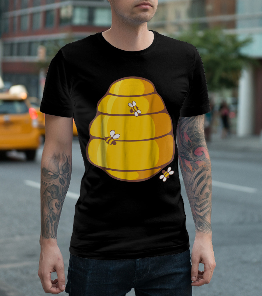 Beehive Halloween Costume for Group Theme Party with Bees T-Shirt