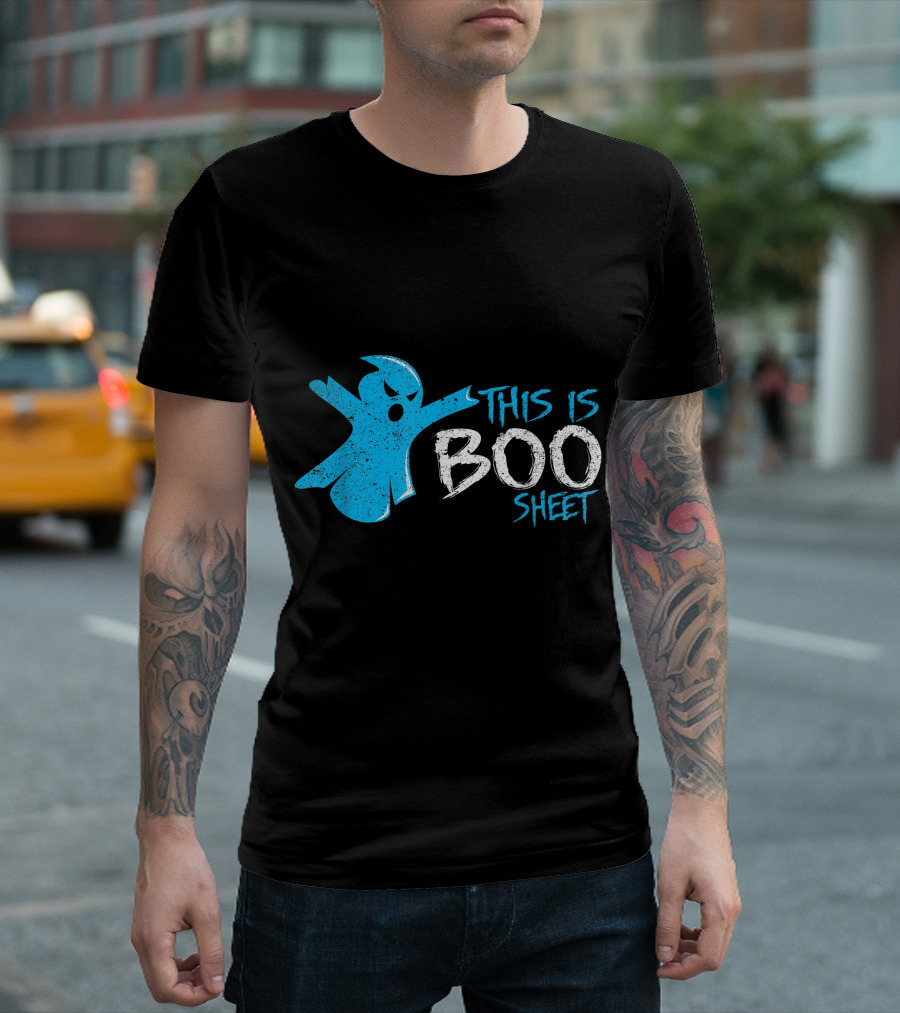 This Is Boo Sheet Halloween Ghost Artwork Trick Or Treat T-Shirt