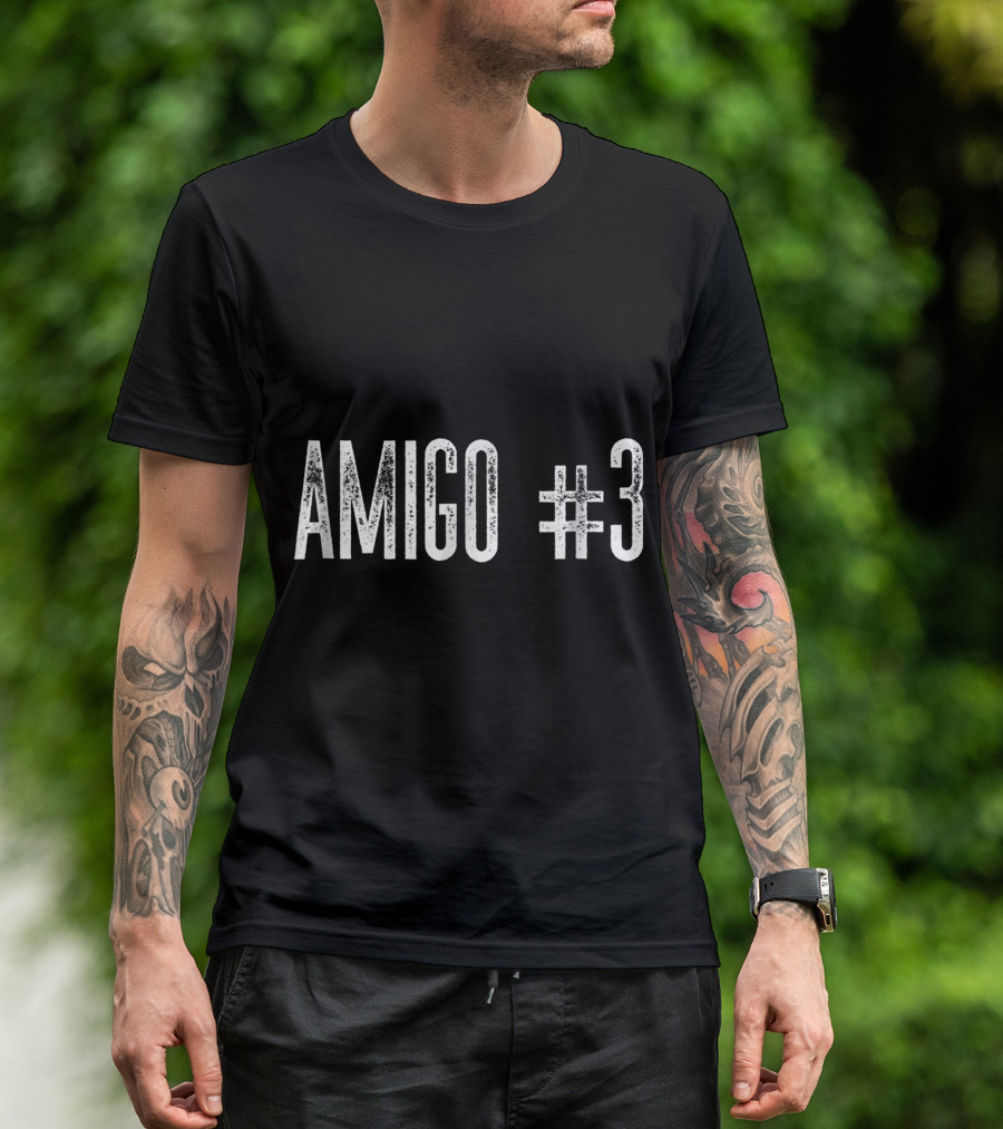 Amigo 3 Funny Group Halloween Matching Costume Idea T-Shirt