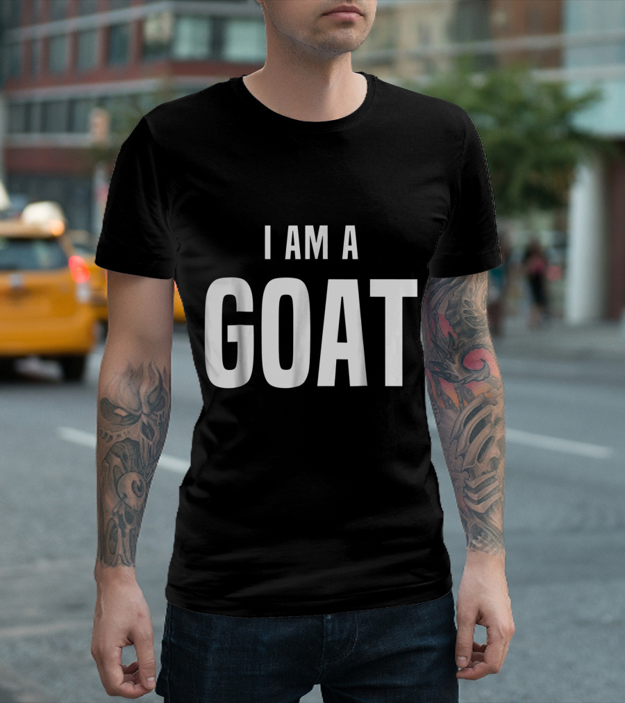 I Am A Goat Costume Easy Simple Halloween T-Shirt