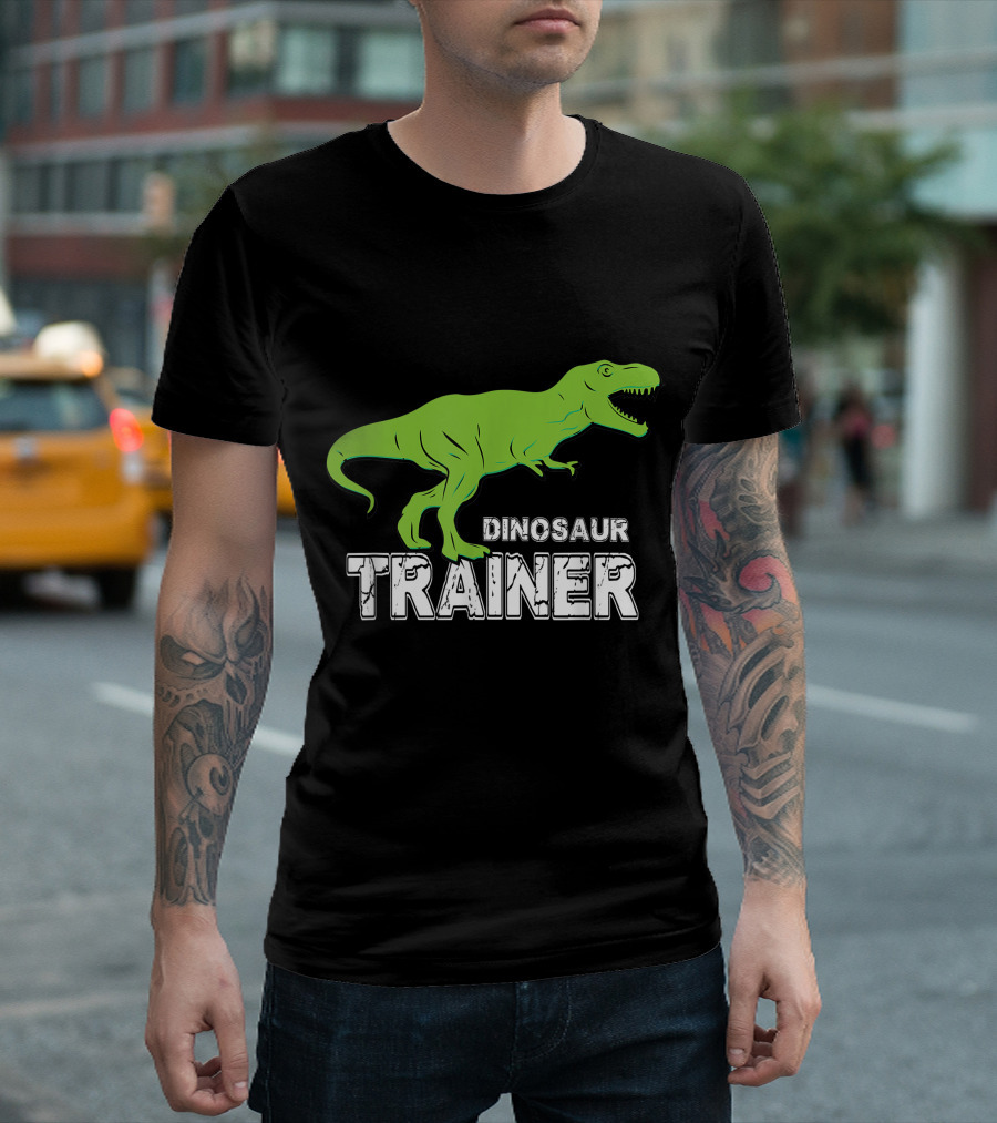 Dinosaur Trainer Halloween Costume For Adults T-Rex T-Shirt