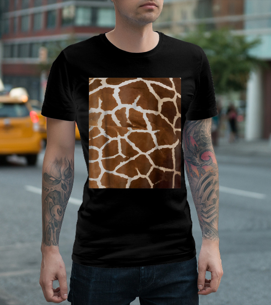 Giraffe Spots Pattern Animal T-Shirt