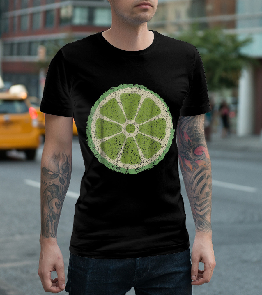 Green Lime Slice Costume Group T-Shirt
