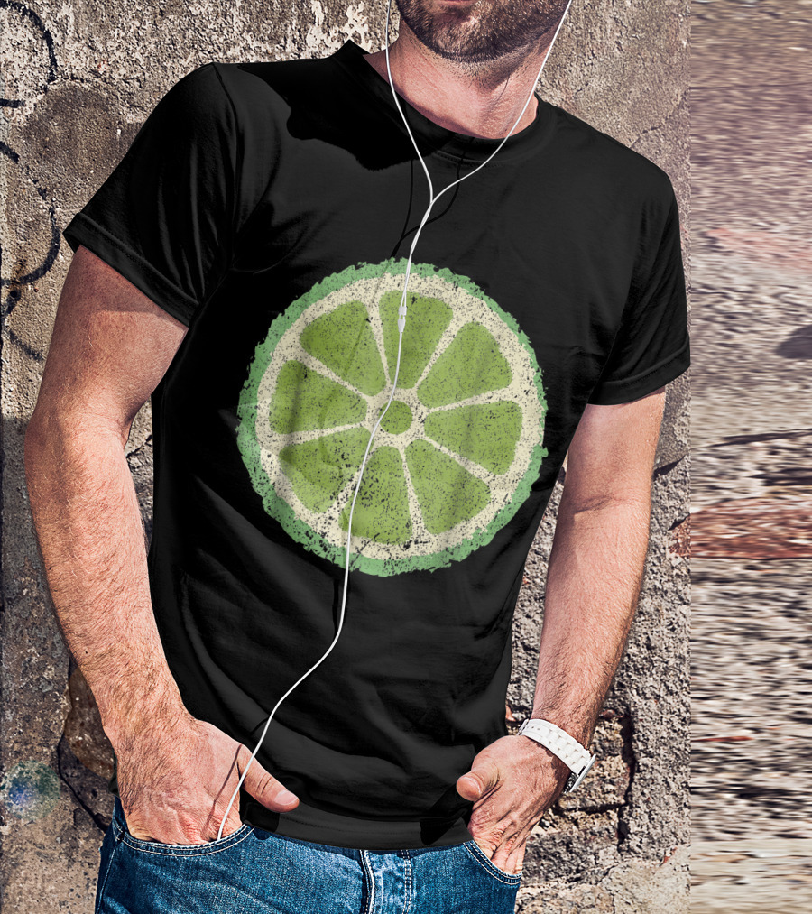 Green Lime Slice Costume Group T-Shirt