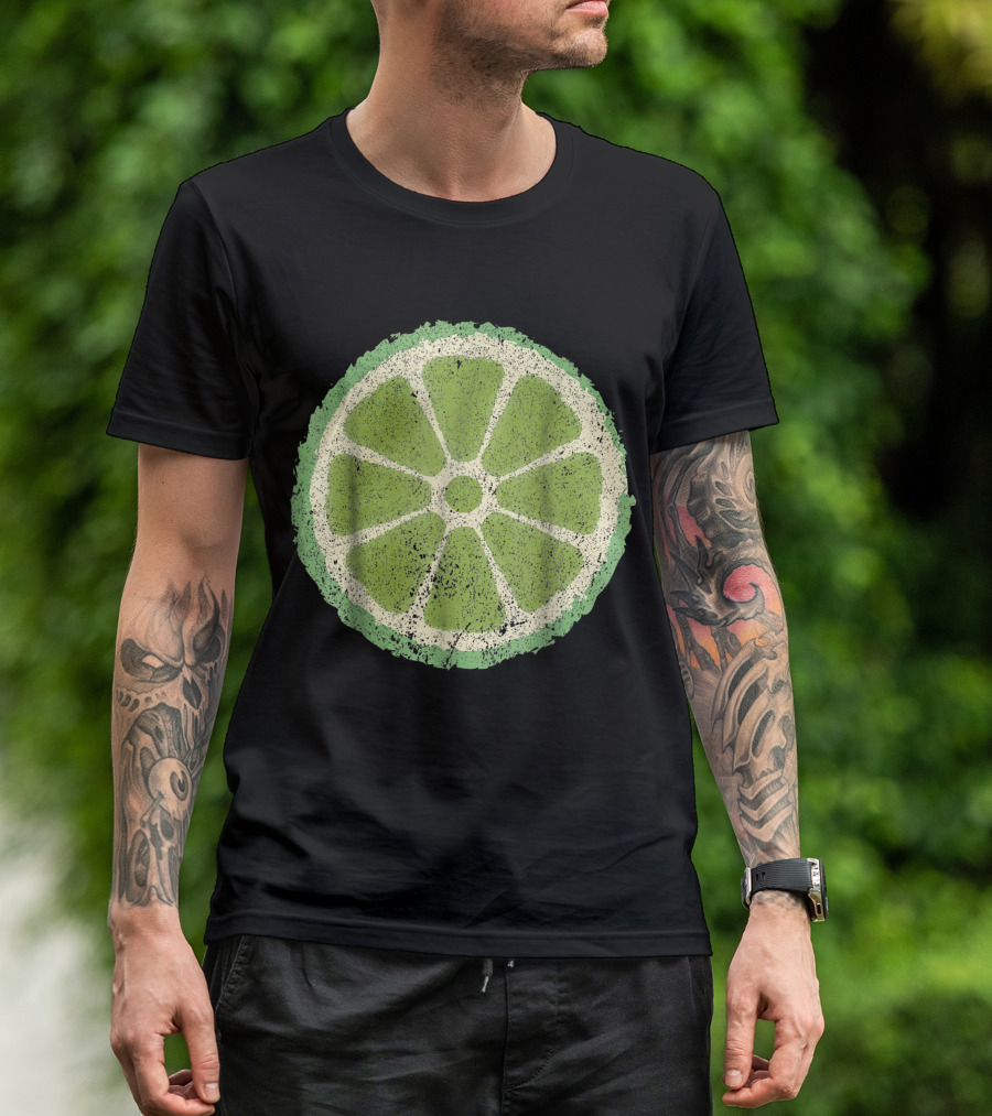 Green Lime Slice Costume Group T-Shirt